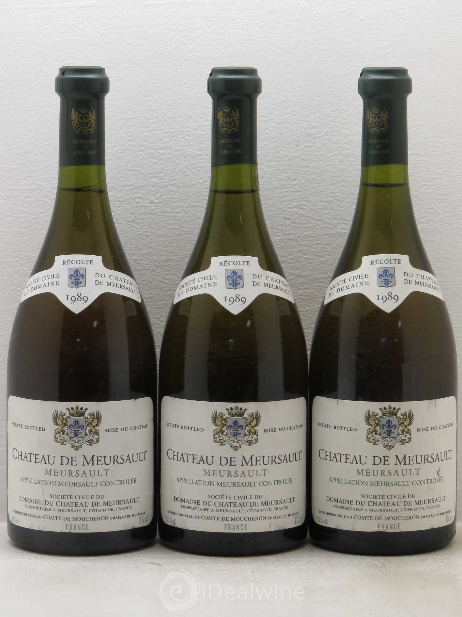Meursault 1989 - Lot de 3 bouteilles - 0