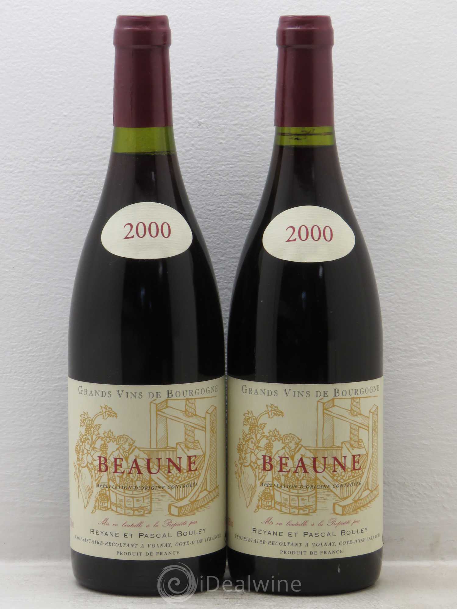 Beaune Domaine Réyane & Pascal Bouley 2000 - Posten von 2 Flaschen - 0