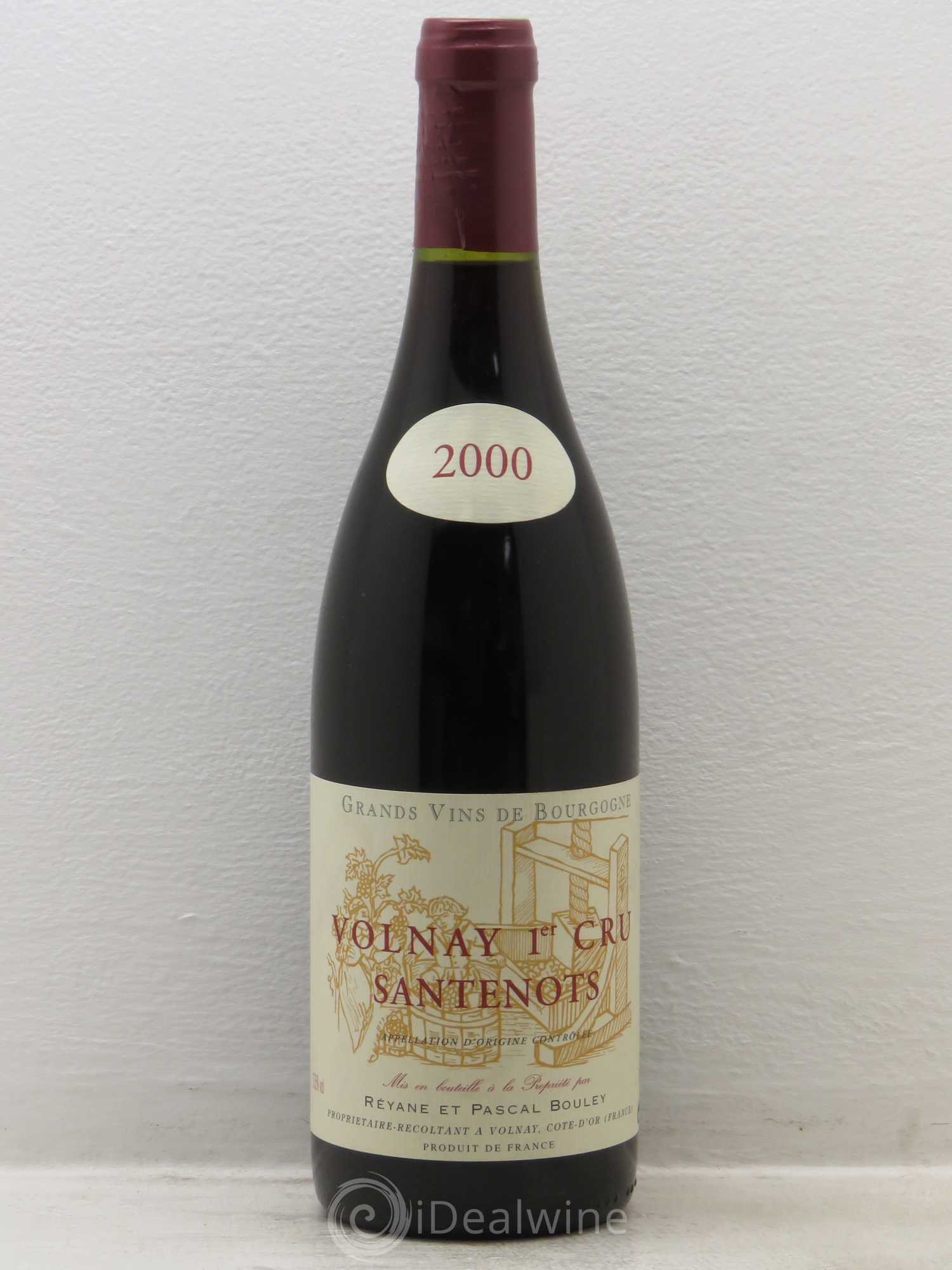Volnay 1er Cru Domaine Réyane & Pascal Bouley 2000 - Lot de 6 bouteilles - 0