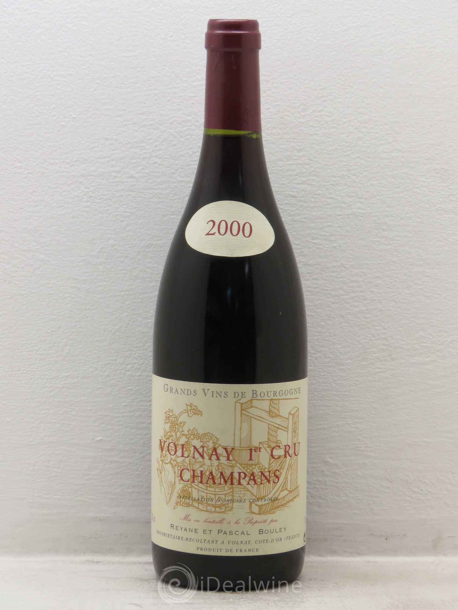 Volnay 1er Cru Domaine Réyane & Pascal Bouley 2000 - Lot de 6 bouteilles - 0