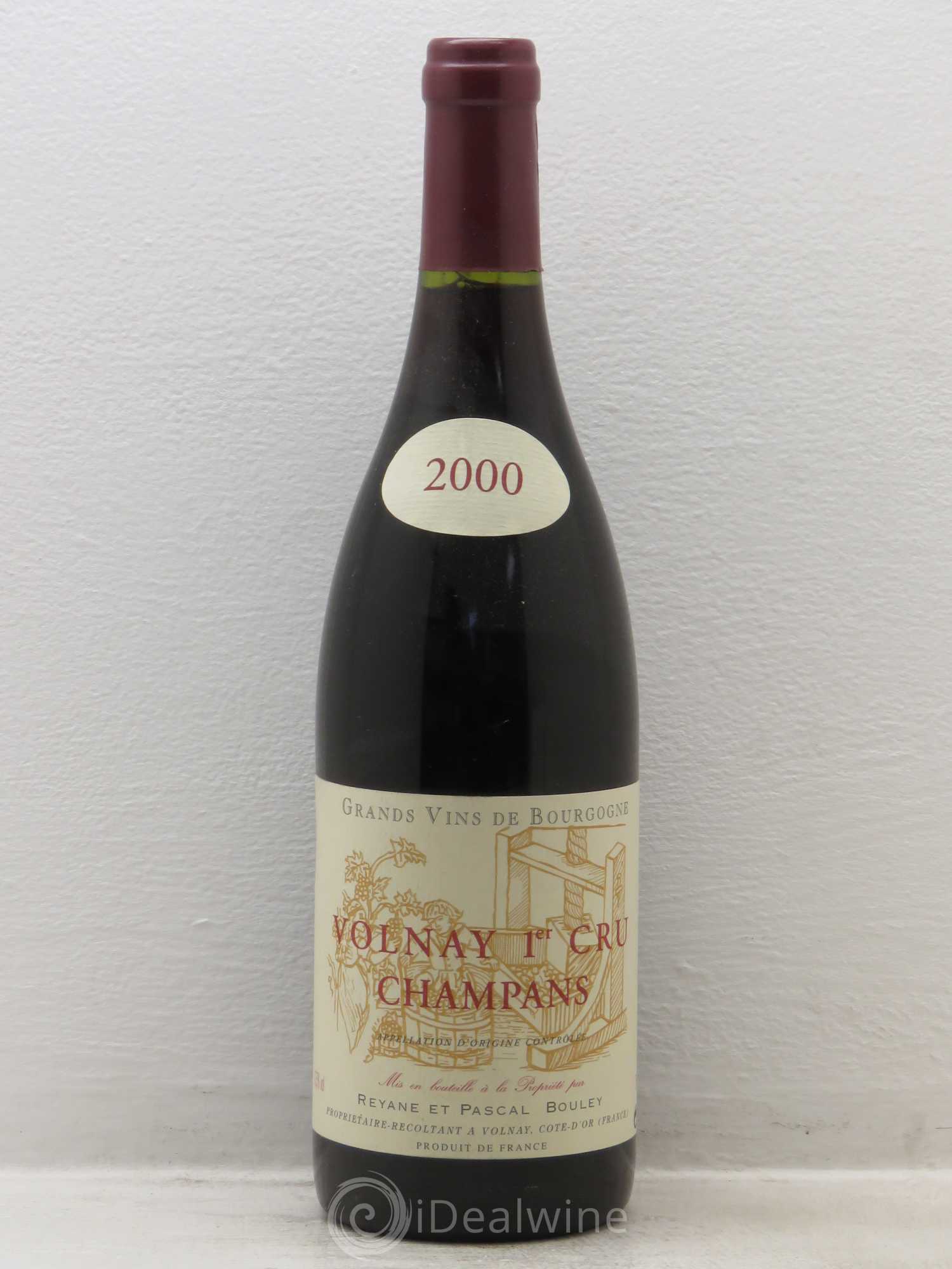 Volnay 1er Cru Domaine Réyane & Pascal Bouley 2000 - Lot de 1 bouteille - 0