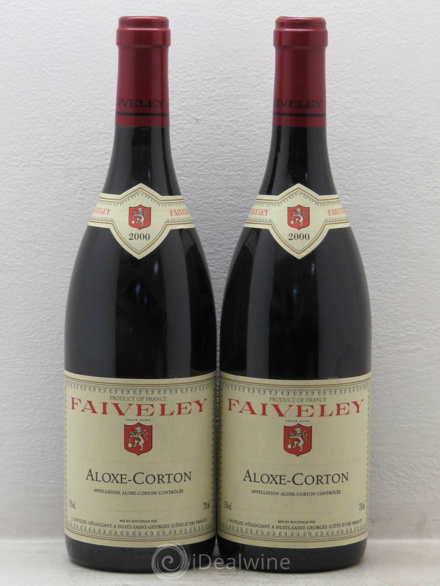 Aloxe-Corton Domaine Faiveley 2000 - Lot de 2 bouteilles - 0