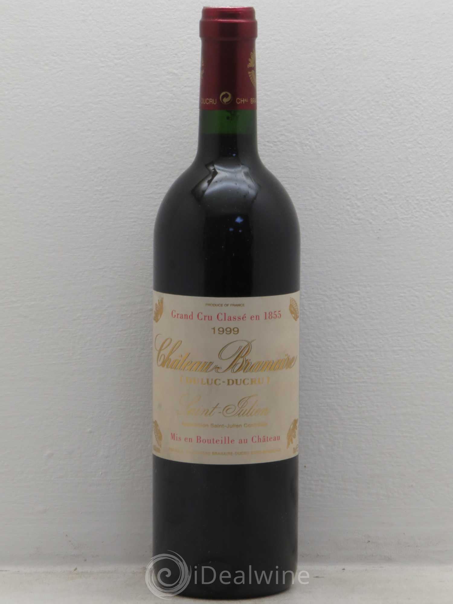 Château Branaire Ducru 4ème Grand Cru Classé 1999 - Lot de 1 bouteille - 0