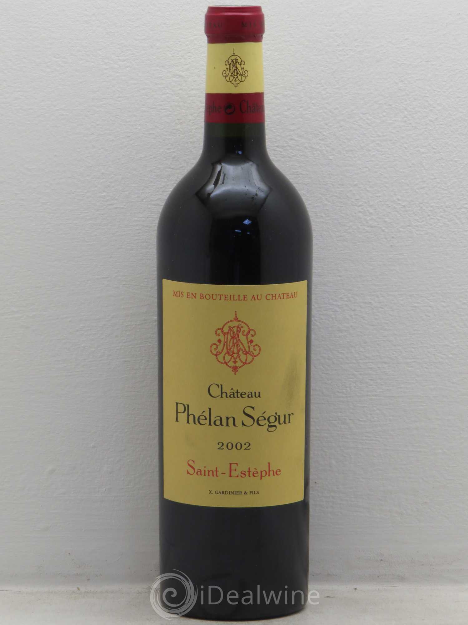 Château Phélan Ségur 2002 - Lot de 12 bouteilles - 0