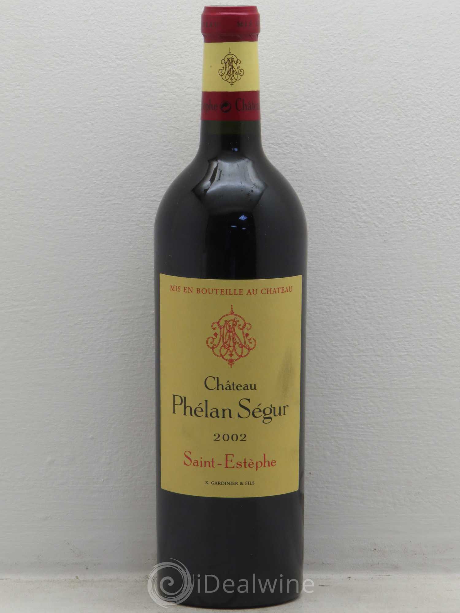 Château Phélan Ségur 2002 - Lot de 12 bouteilles - 0