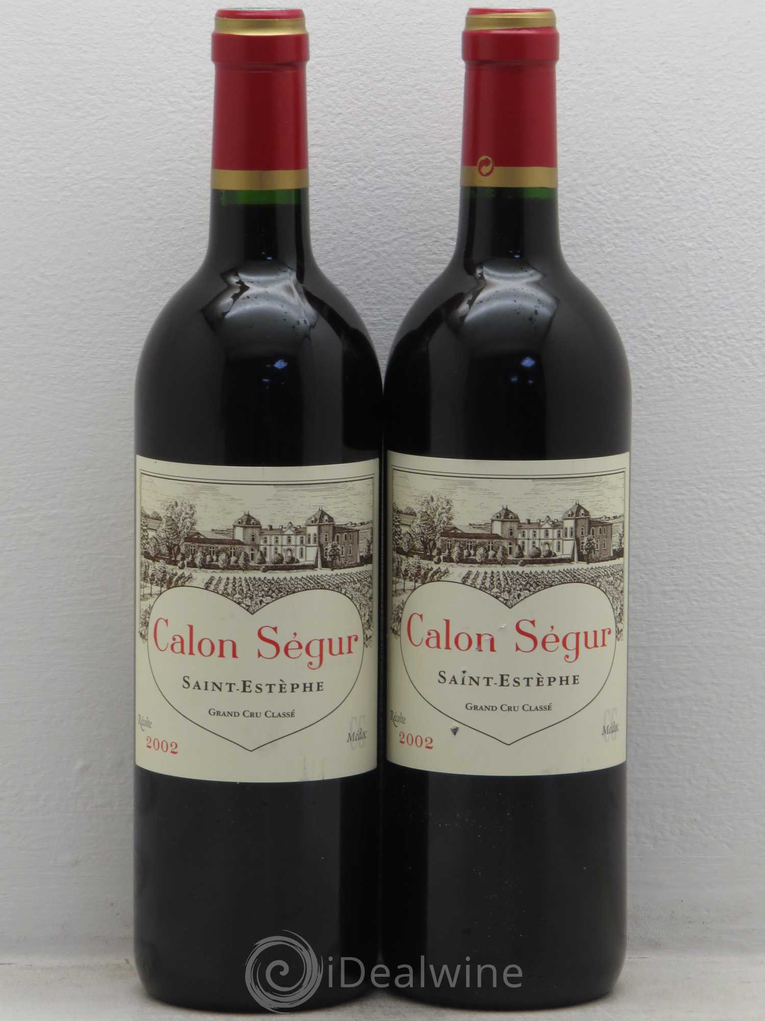 Château Calon Ségur 3ème Grand Cru Classé 2002 - Lot de 2 bouteilles - 0