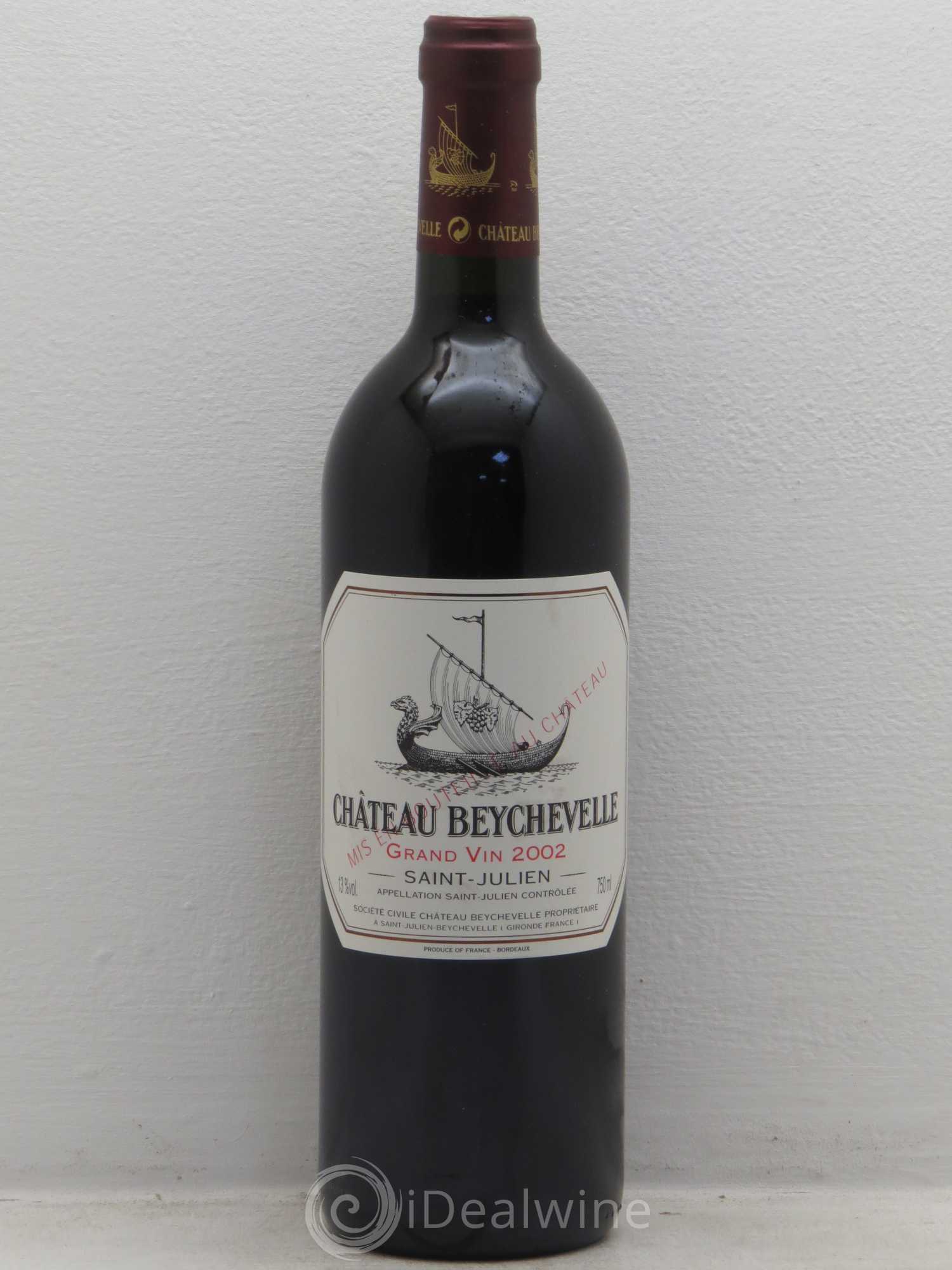 Château Beychevelle 4ème Grand Cru Classé 2002 - Lot de 6 bouteilles - 0