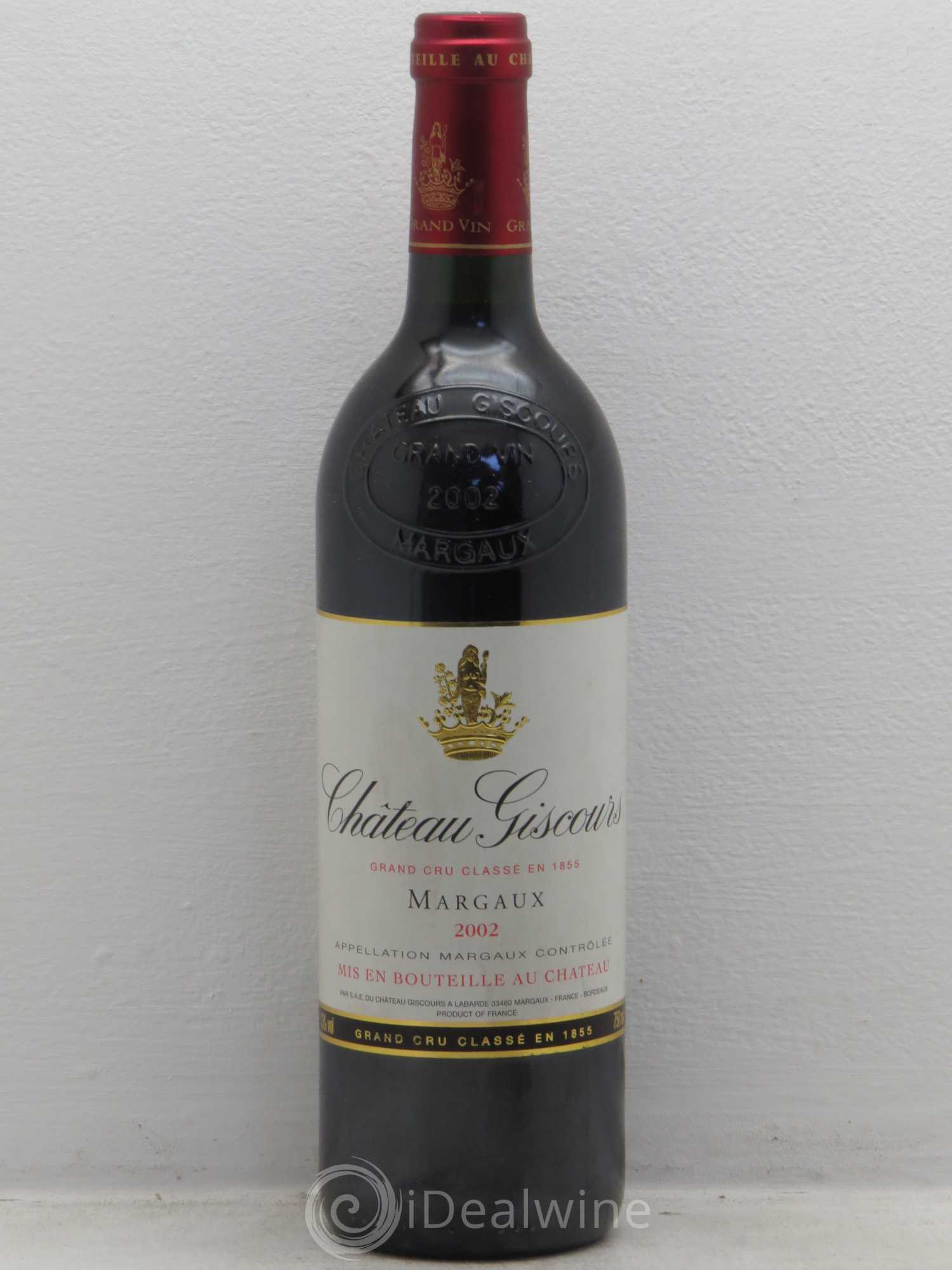 Château Giscours 3ème Grand Cru Classé 2002 - Lot de 1 bouteille - 0