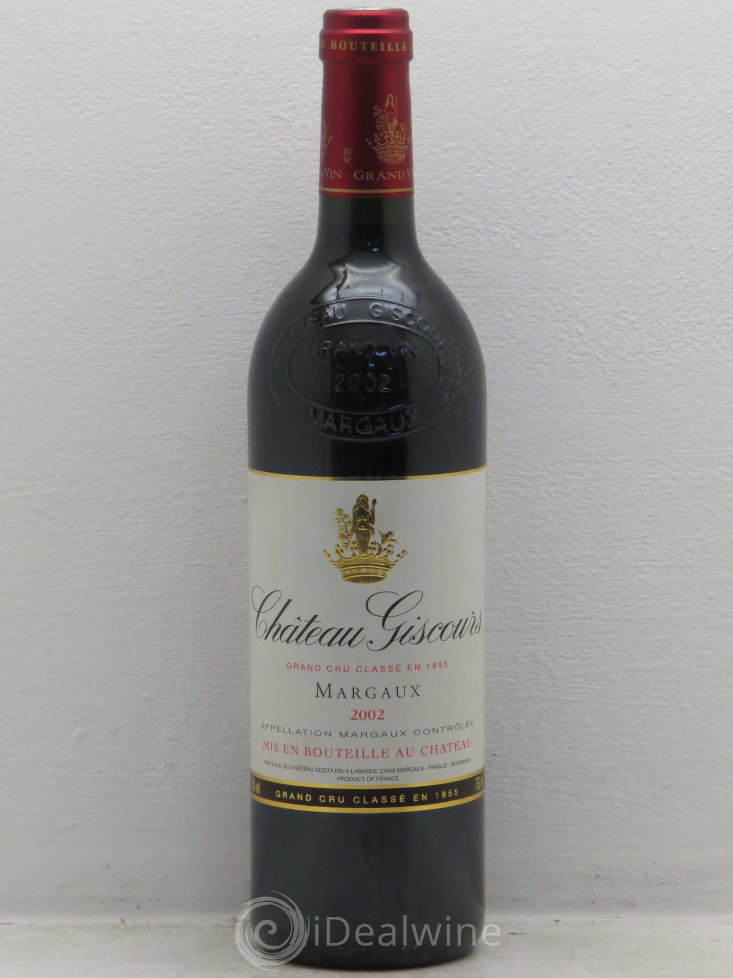 Château Giscours 3ème Grand Cru Classé 2002 - Lot de 1 bouteille - 0