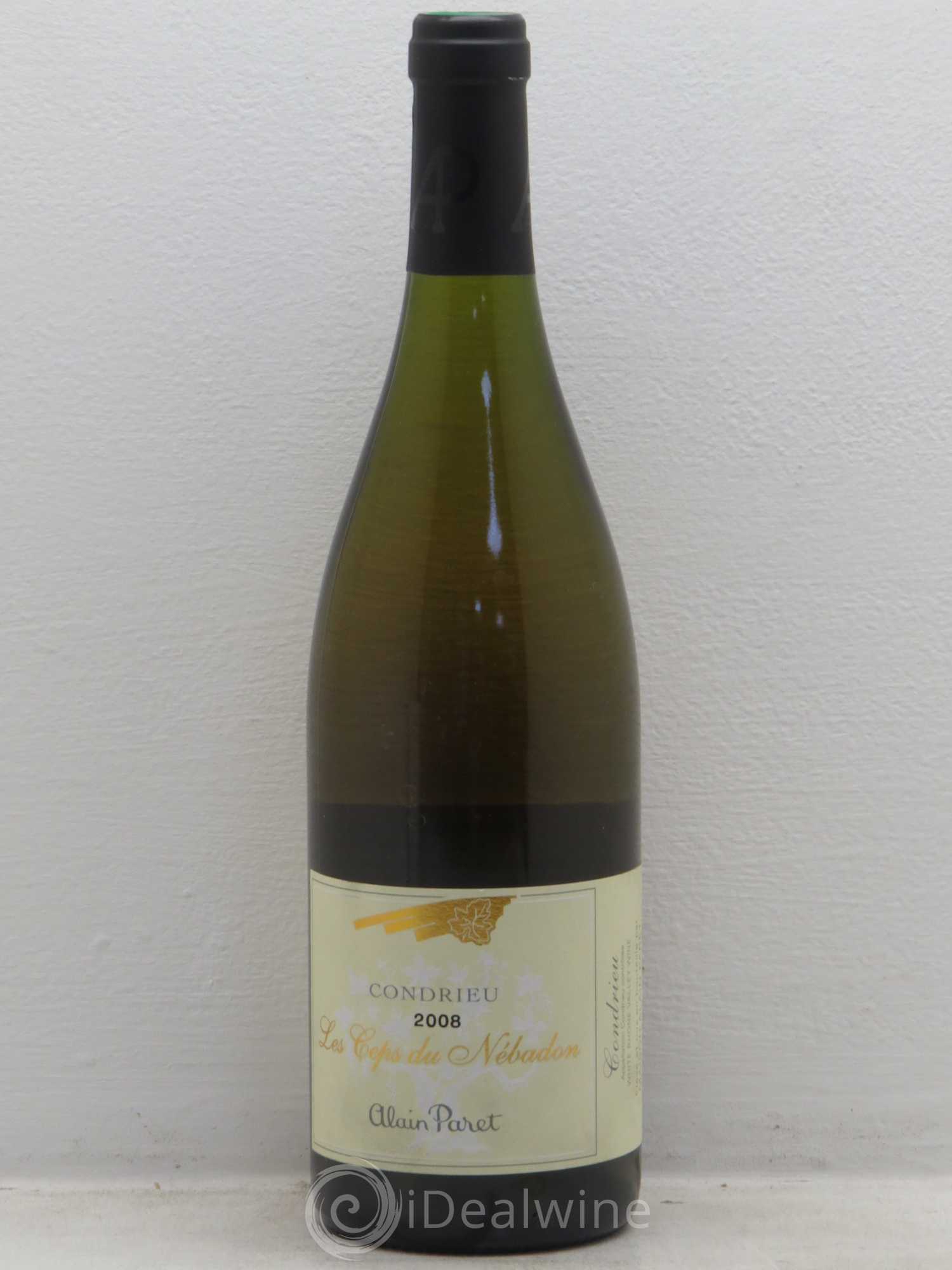 Condrieu Les Ceps de Nébadon Alain Paret 2008 - Posten von 1 Flasche - 0