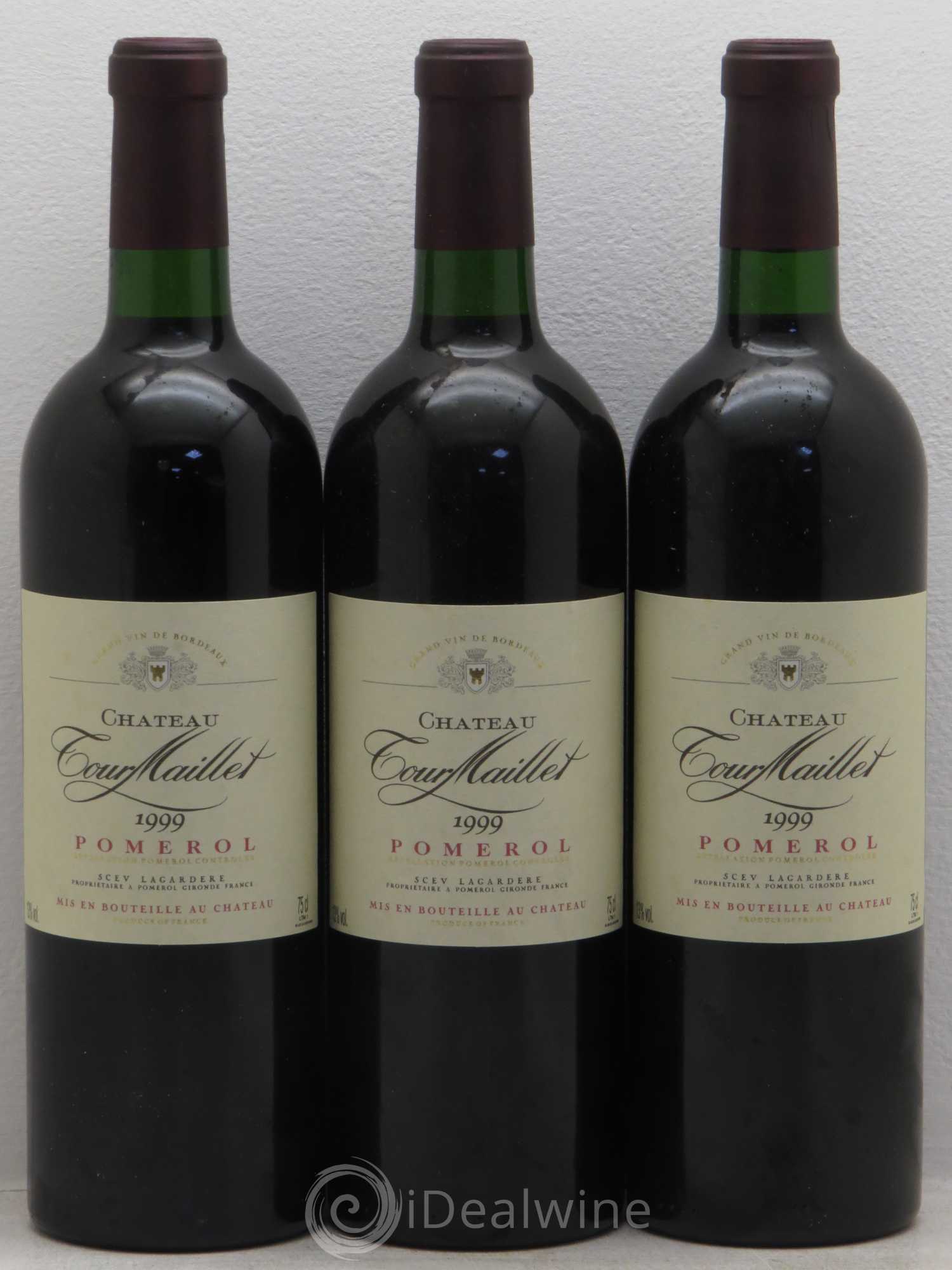 Château Tour Maillet 1999 - Lot de 3 bouteilles - 0