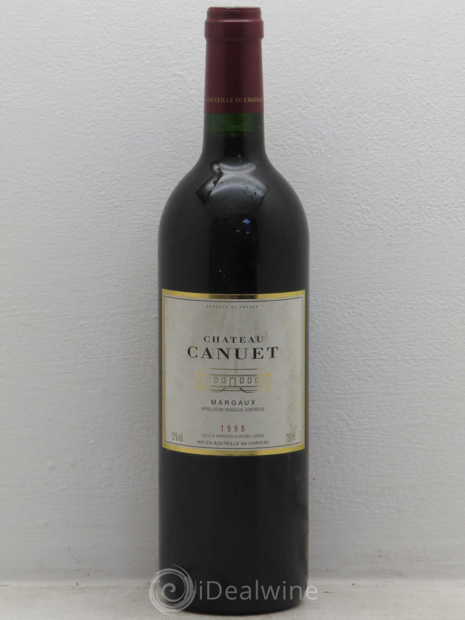 Château Canuet 1998 - Lot de 1 bouteille - 0