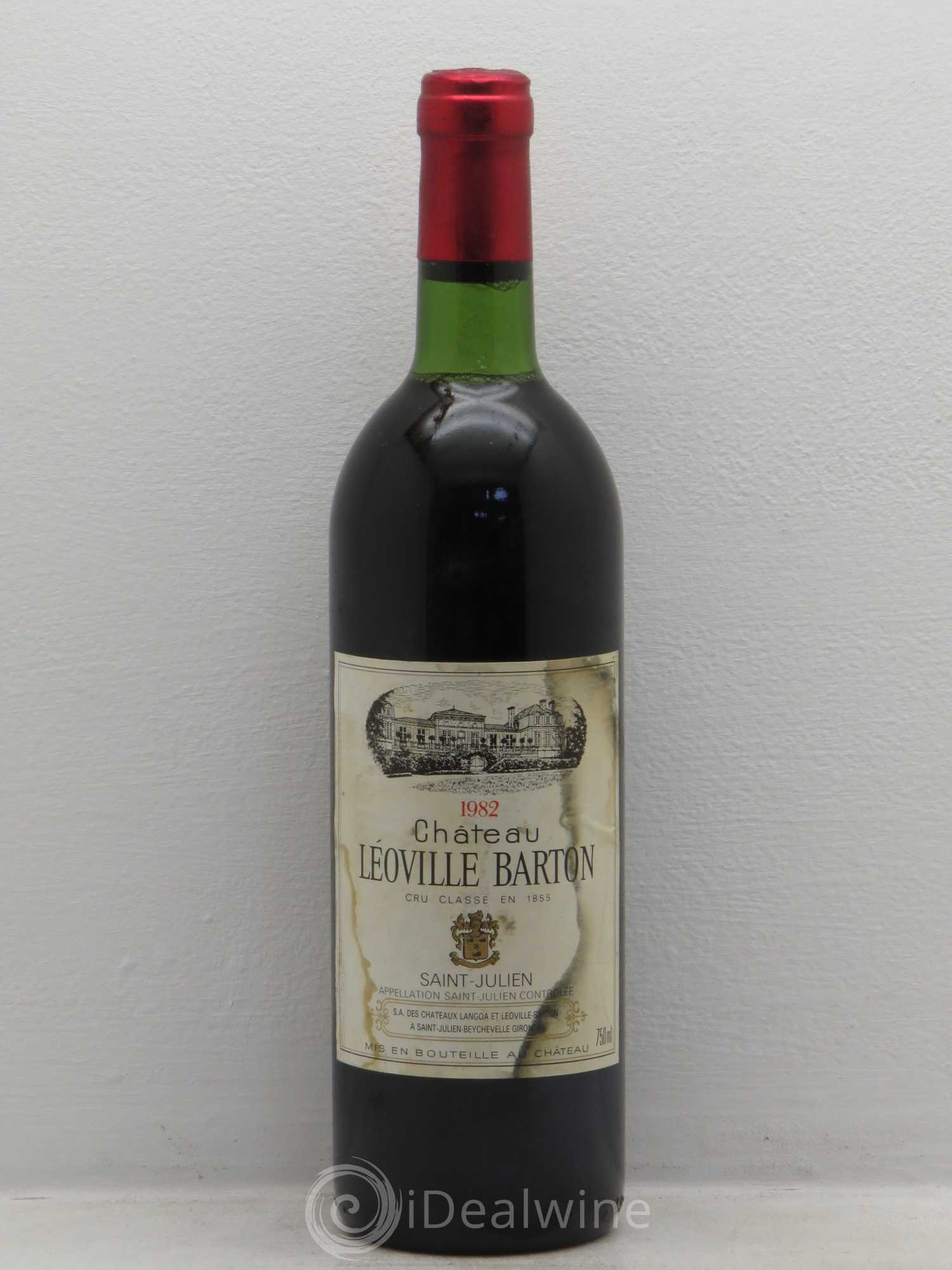 Château Léoville Barton 2ème Grand Cru Classé 1982 - Lot de 1 bouteille - 0