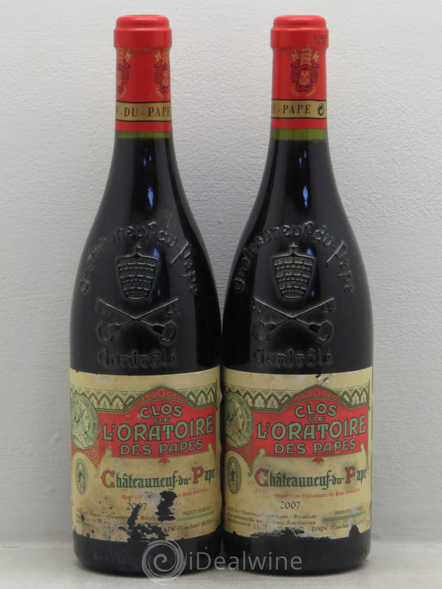 Châteauneuf-du-Pape Clos de l'Oratoire des Papes 2007 - Lot de 2 bouteilles - 0