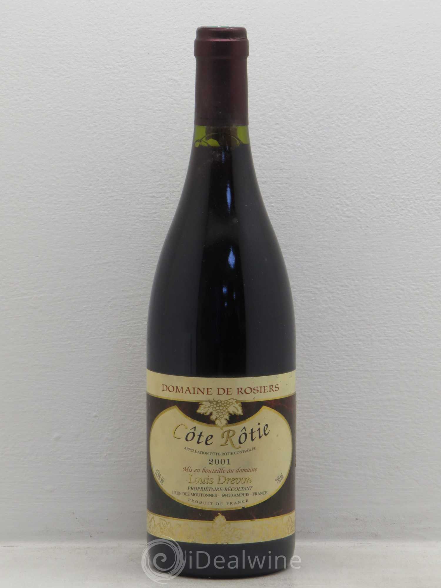 Côte-Rôtie 2001 - Lot de 1 bouteille - 0