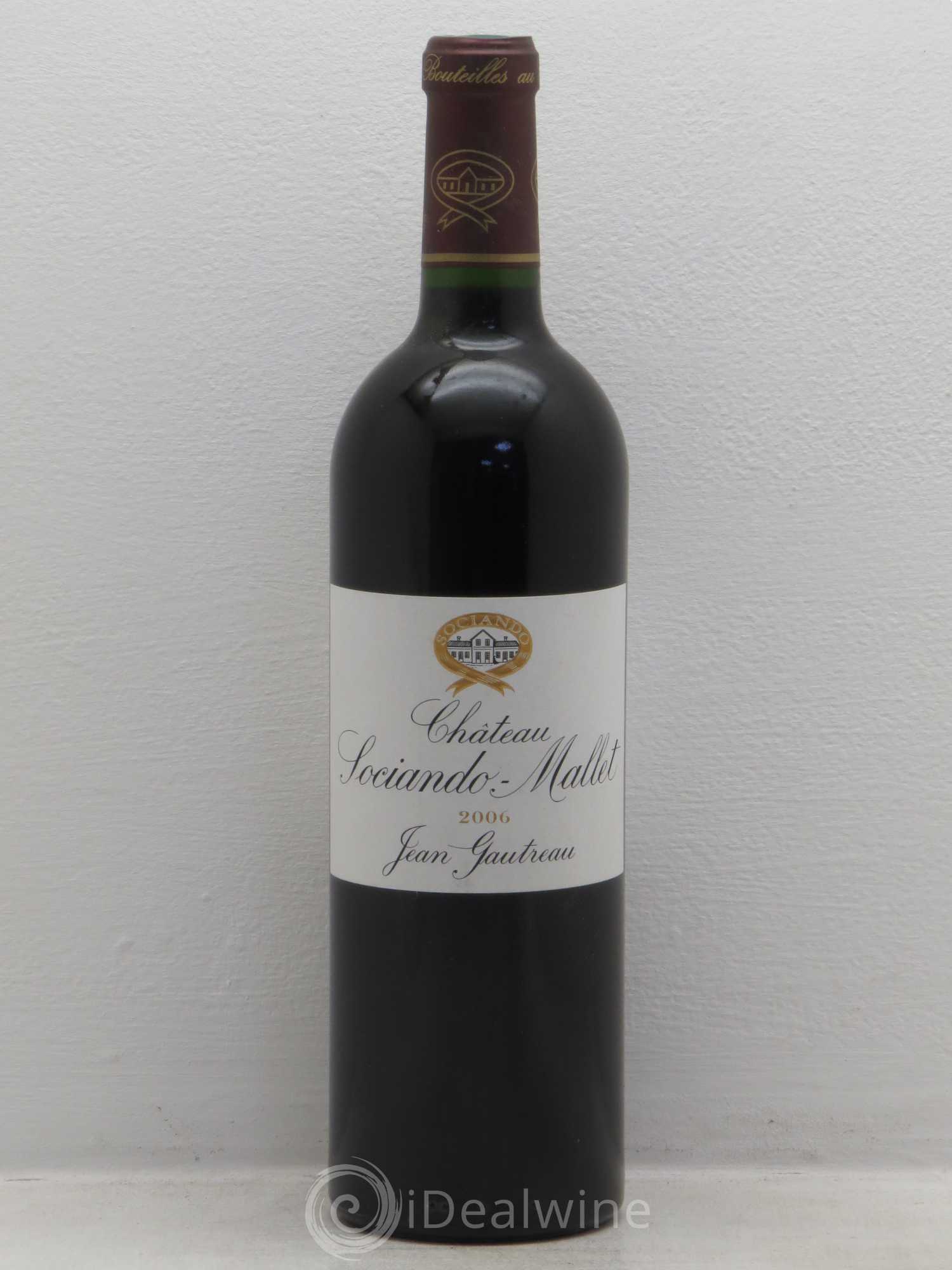 Château Sociando Mallet 2006 - Lot de 1 bouteille - 0