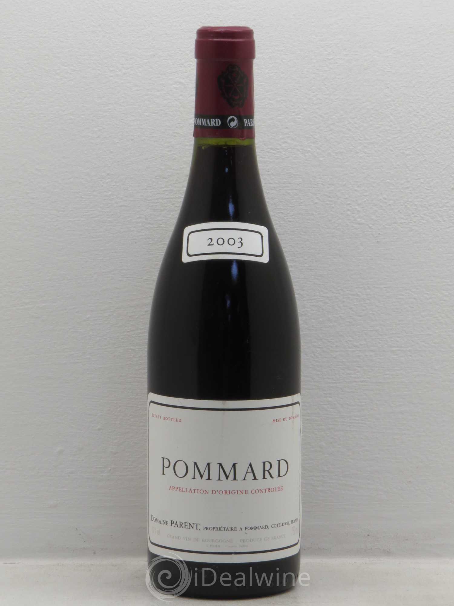 Pommard 2003 - Lot de 1 bouteille - 0