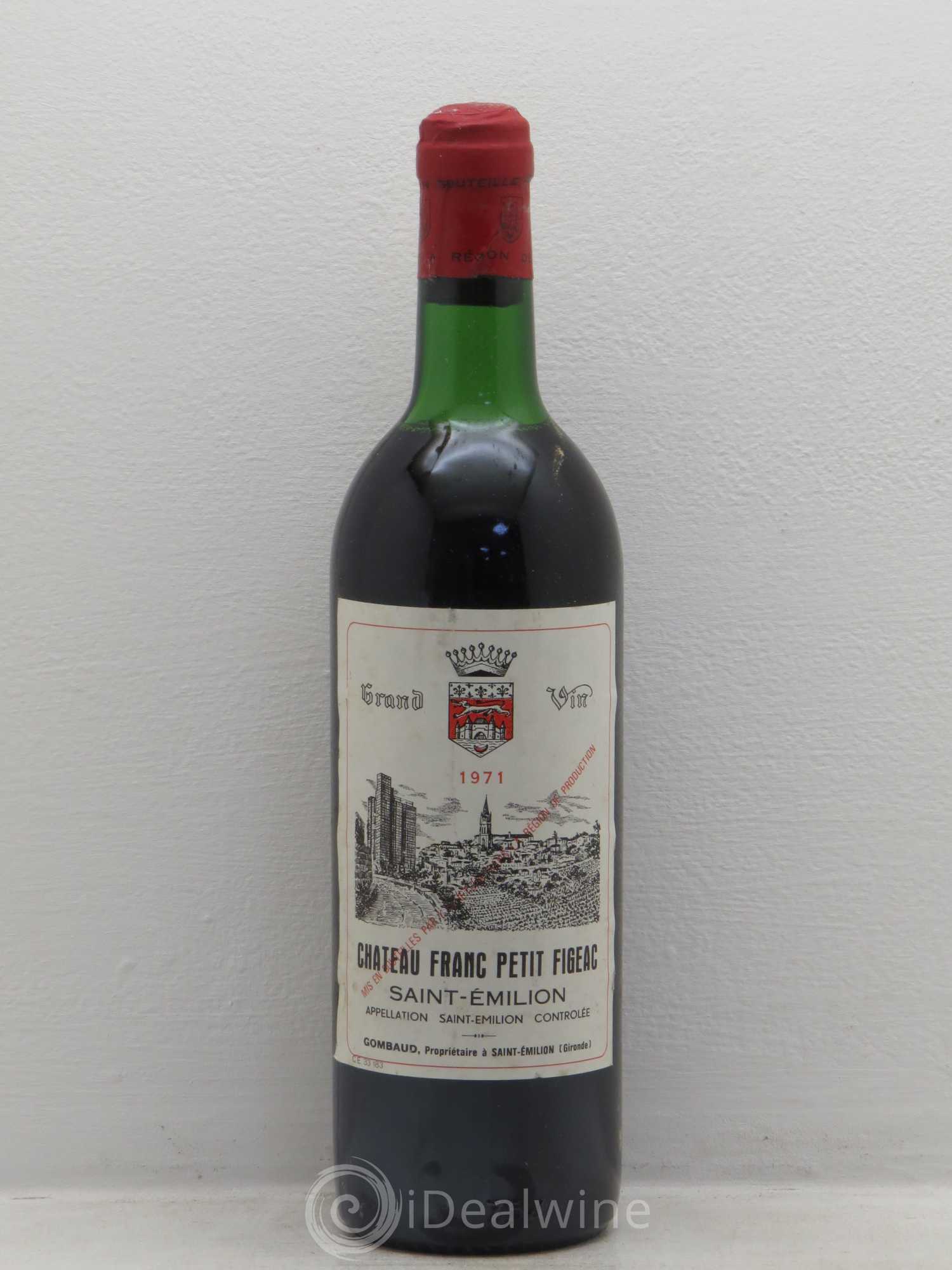 Saint-Émilion Château Franc Petit Figeac 1971 - Lot de 1 bouteille - 0