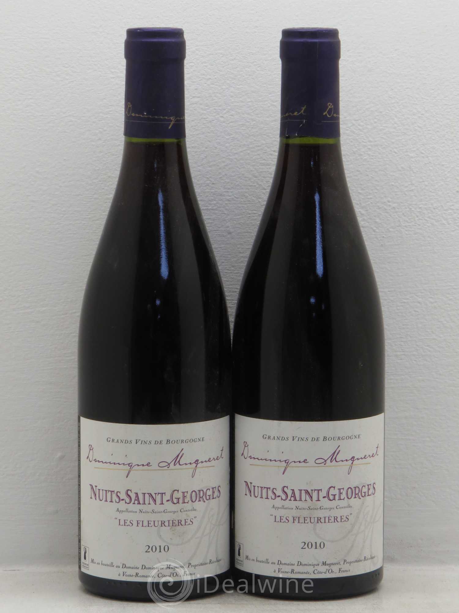 Nuits-Saint-Georges Les Fleurières Dominique Mugneret (Domaine) 2010 - Lot de 2 bouteilles - 0