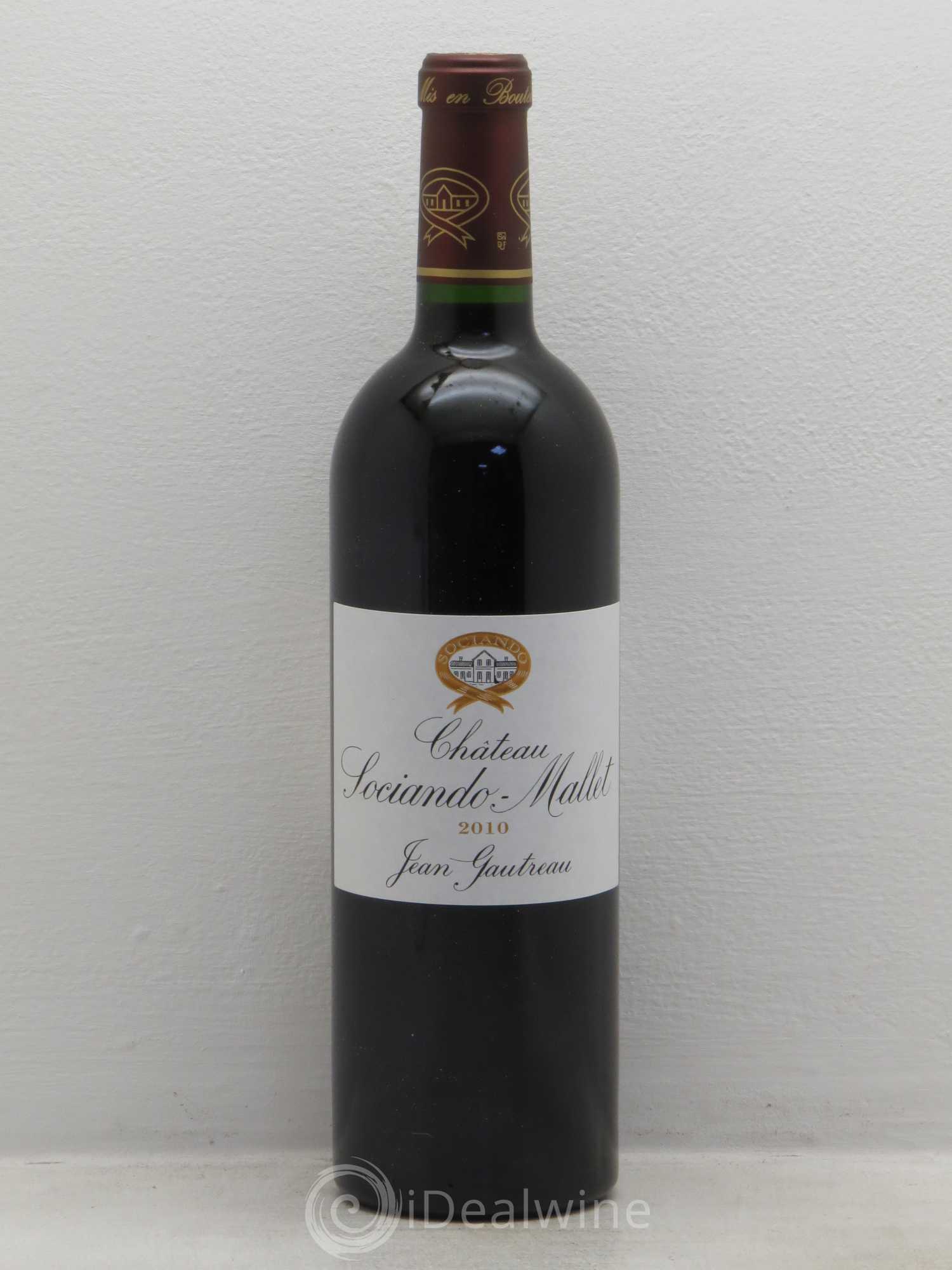 Château Sociando Mallet 2010 - Lot de 6 bouteilles - 0