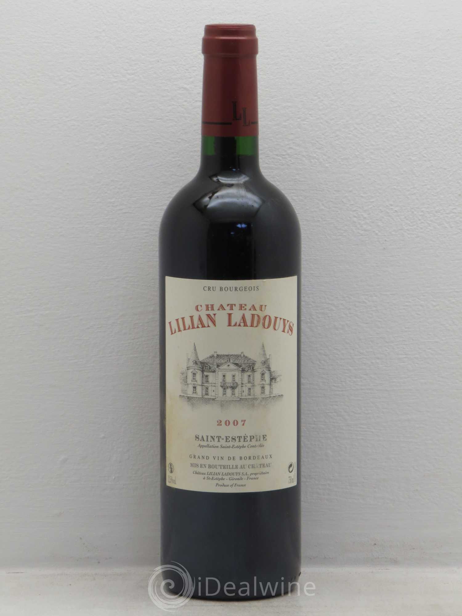 Château Lilian Ladouys Cru Bourgeois 2007 - Lot de 6 bouteilles - 0