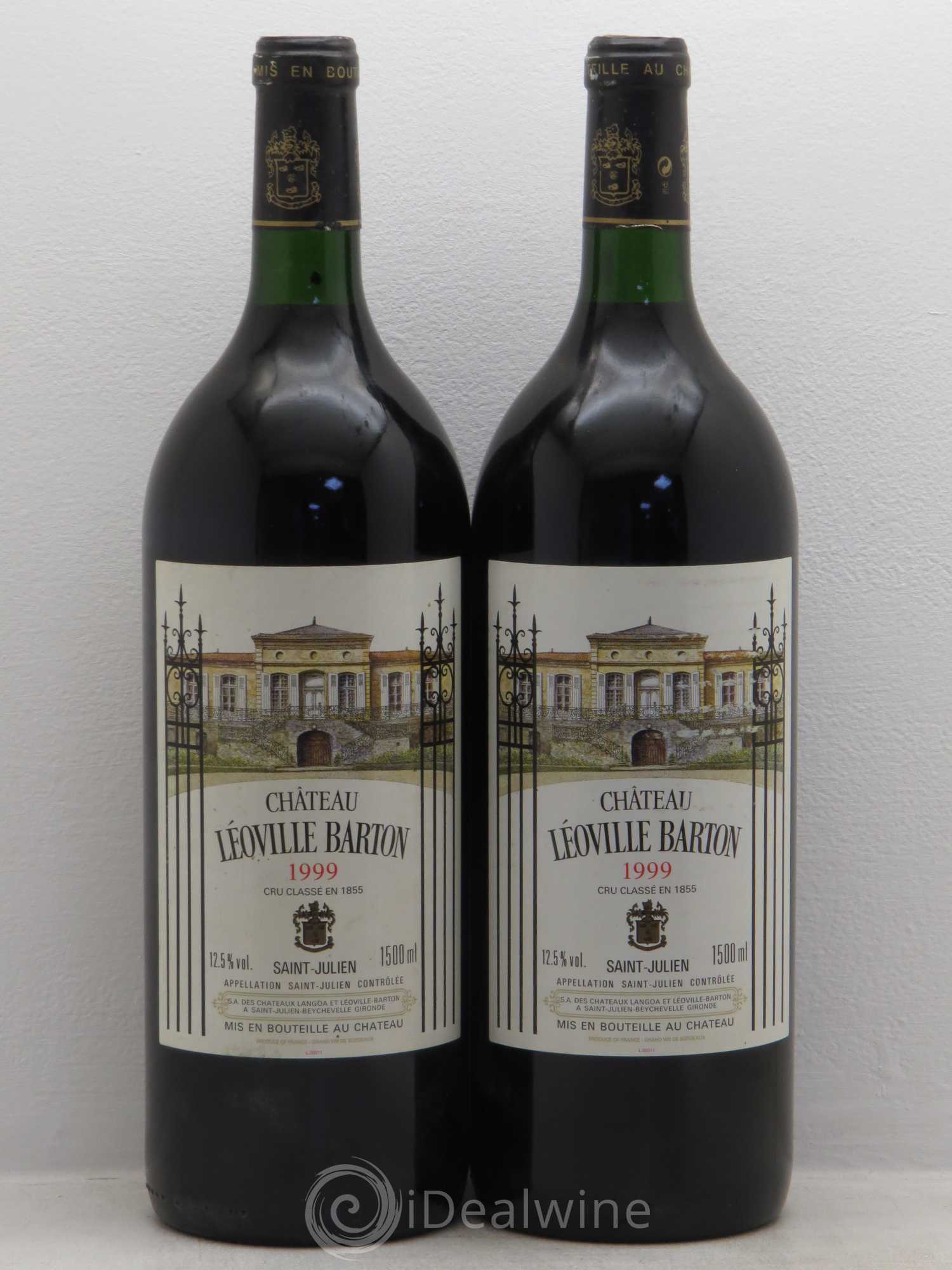 Château Léoville Barton 2ème Grand Cru Classé 1999 - Lot de 2 magnums - 0
