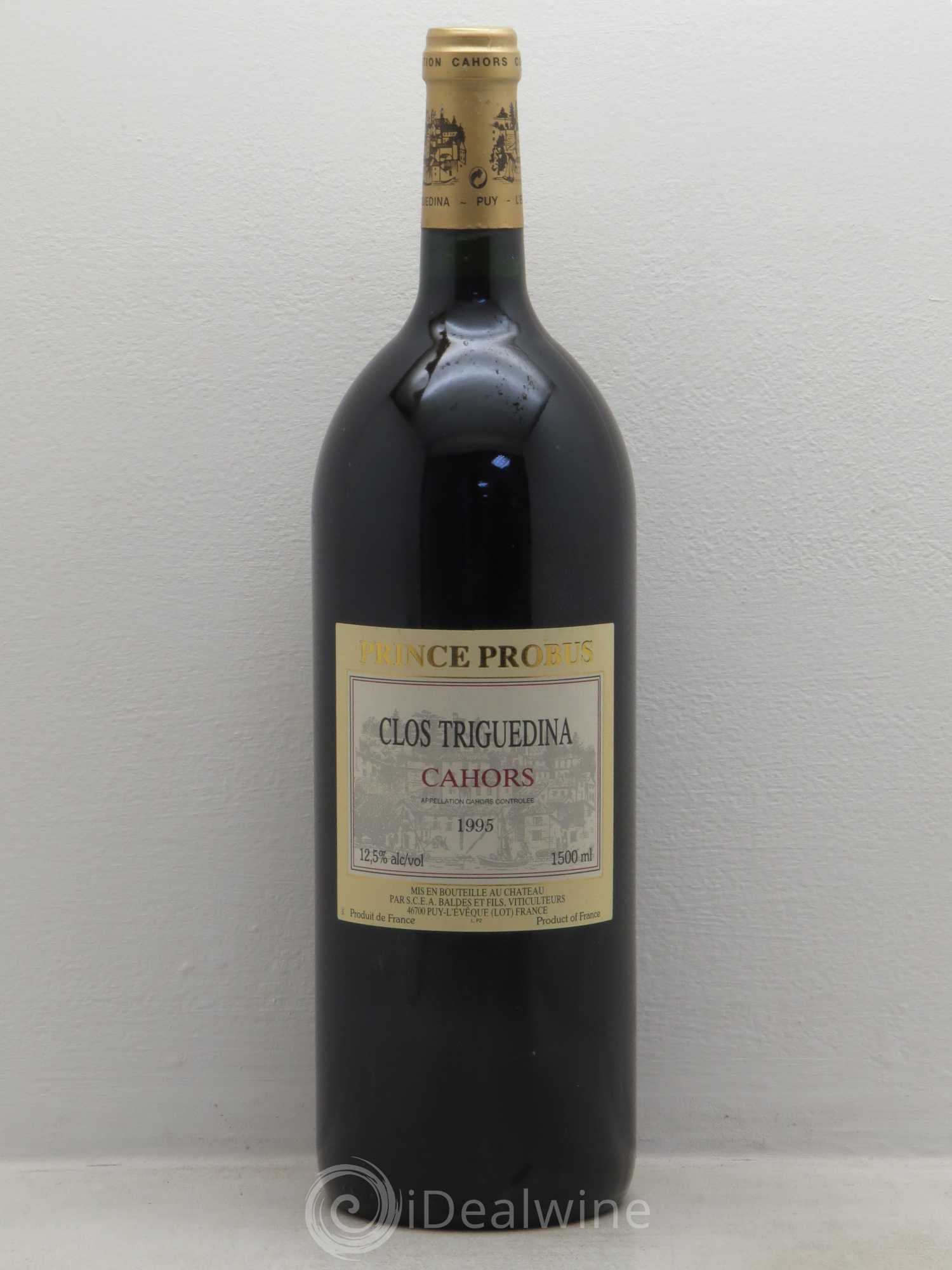 Cahors Clos Triguedina Probus Jean-Luc Baldès 1995 - Lot de 1 magnum - 0