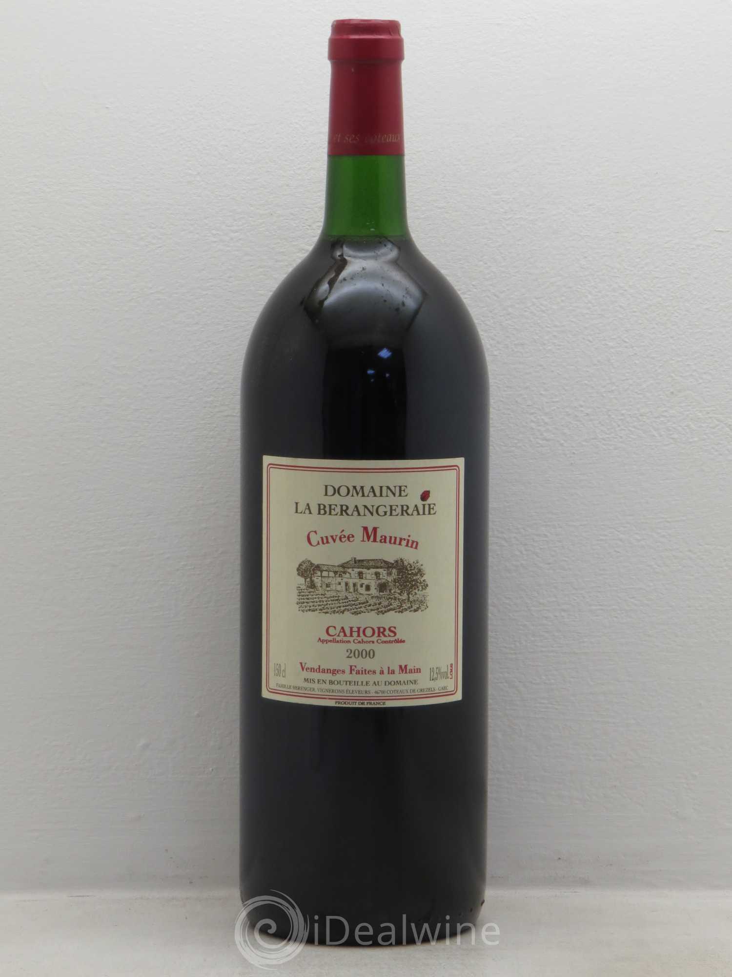 Cahors Domaine La Berangeraie - Cuvée Mauria 2000 - Posten von 1 Magnum - 0