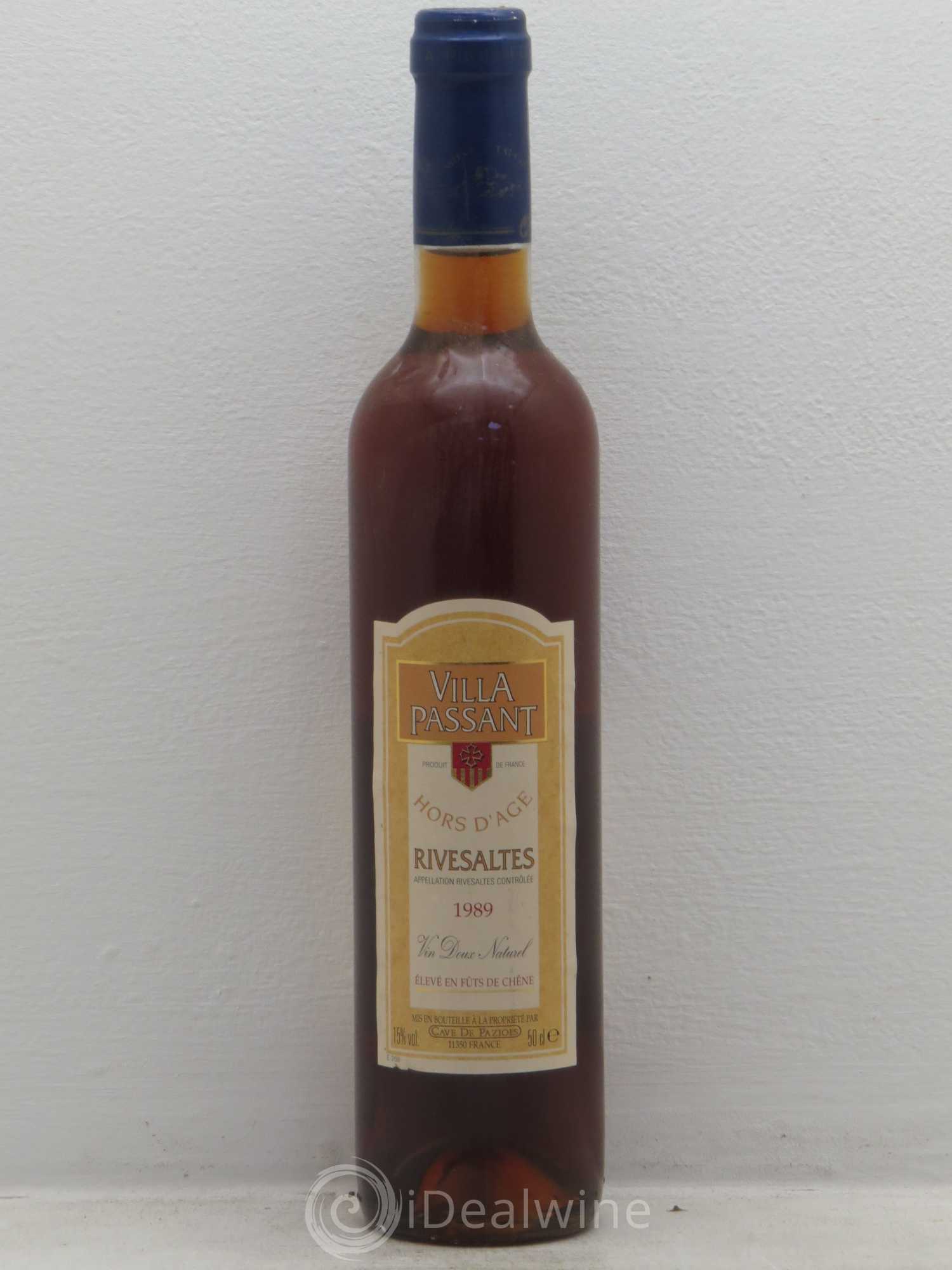 Rivesaltes 1989 - Posten von 1 Flasche - 0