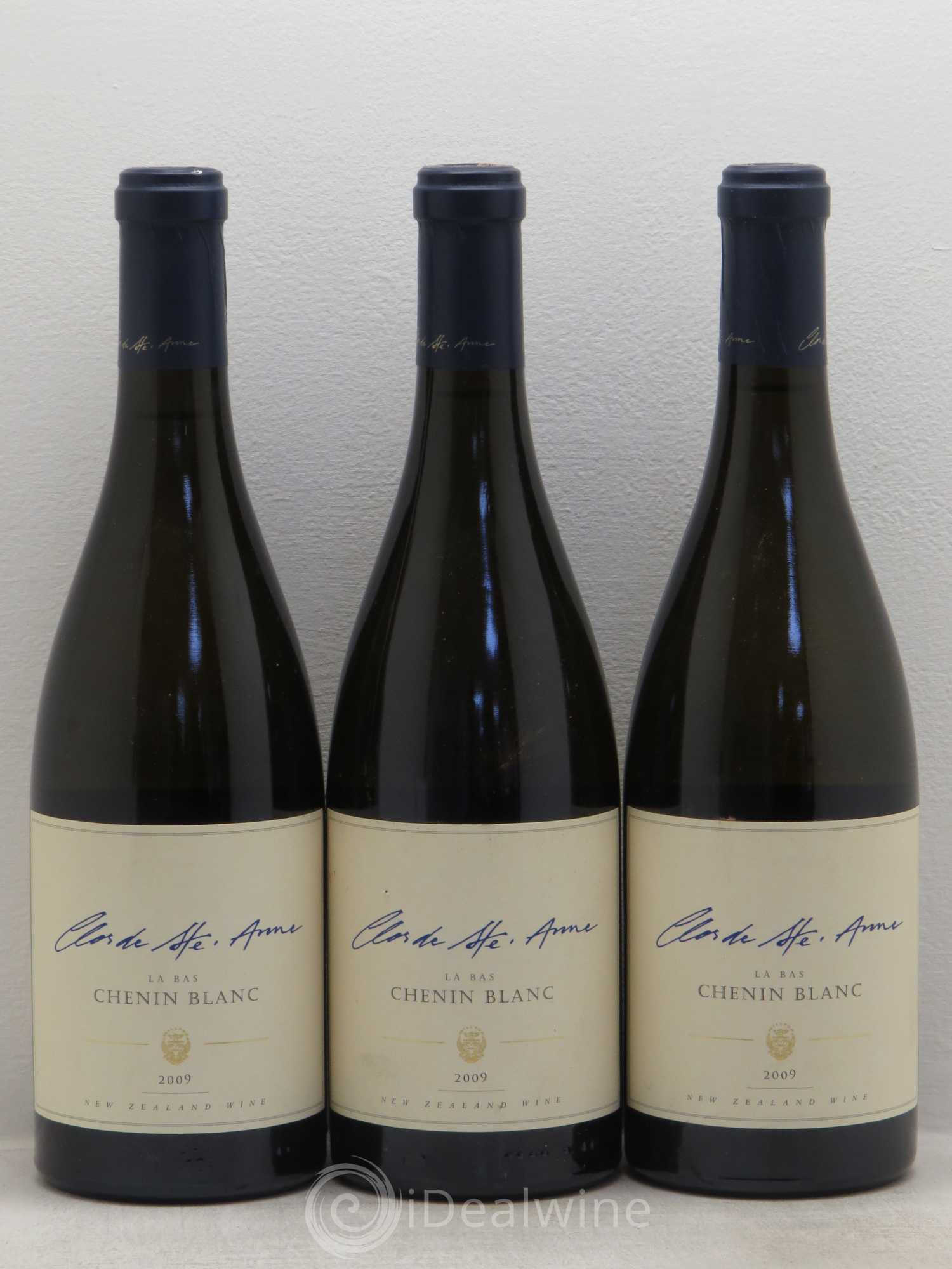 Nouvelle Zélande Clos Sainte Anne là-Bas Chenin 2009 - Posten von 3 Flaschen - 0