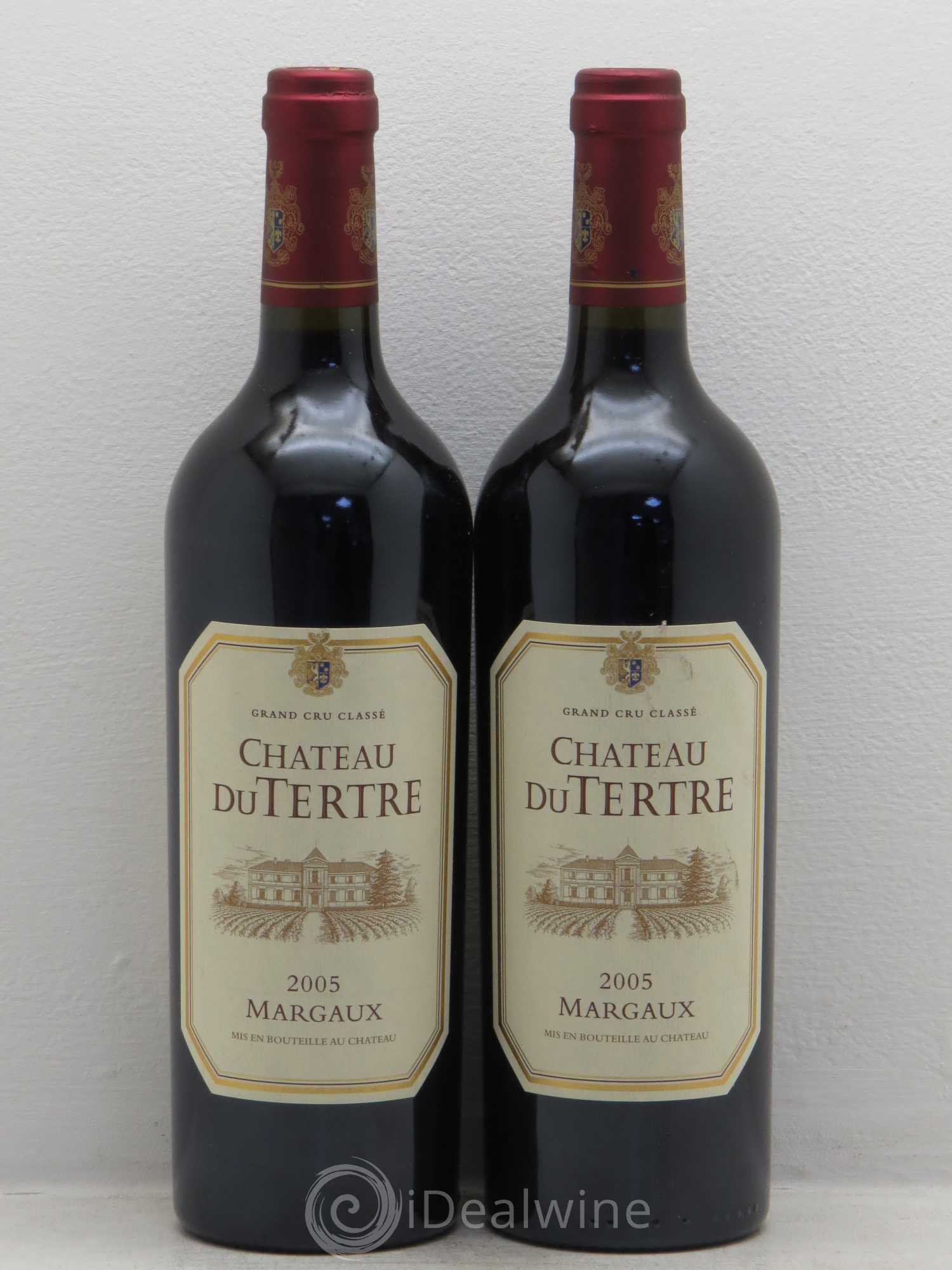 Château du Tertre 5ème Grand Cru Classé 2005 - Lot de 2 bouteilles - 0