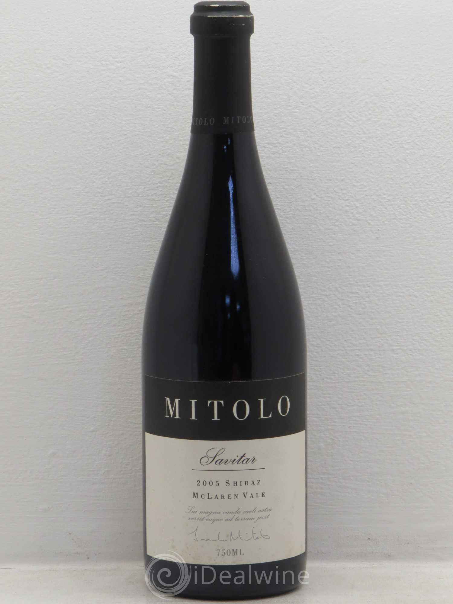 Australie Mitolo Mclaren Vale Shiraz Savitar 2005 - Posten von 1 Flasche - 0