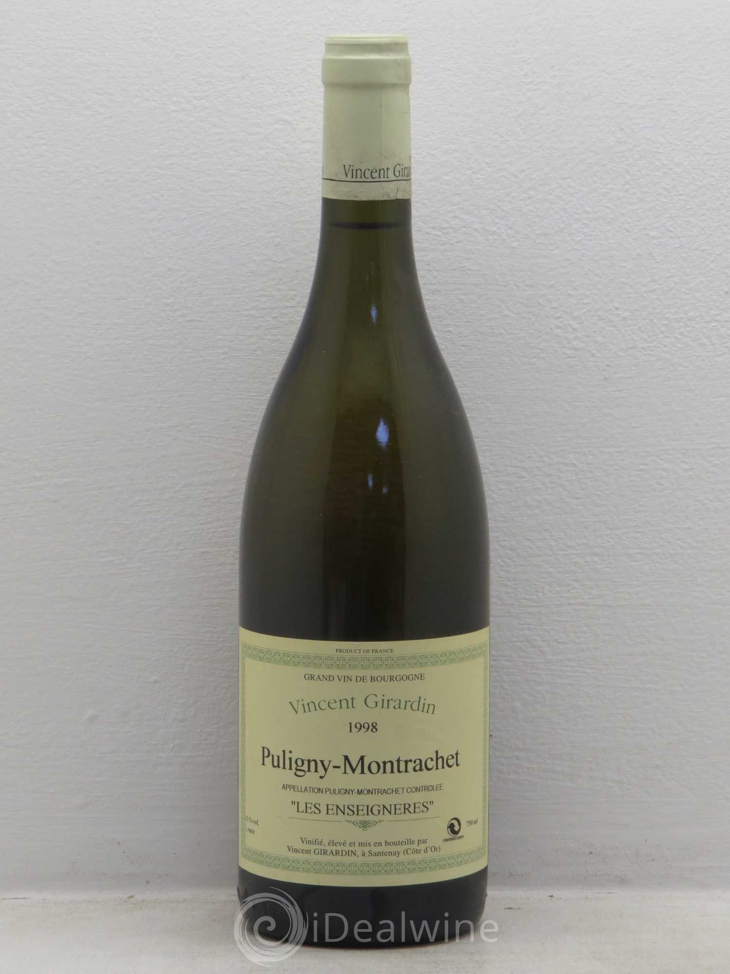 Puligny-Montrachet Vincent Girardin Les Enseignières 1998 - Posten von 1 Flasche - 0