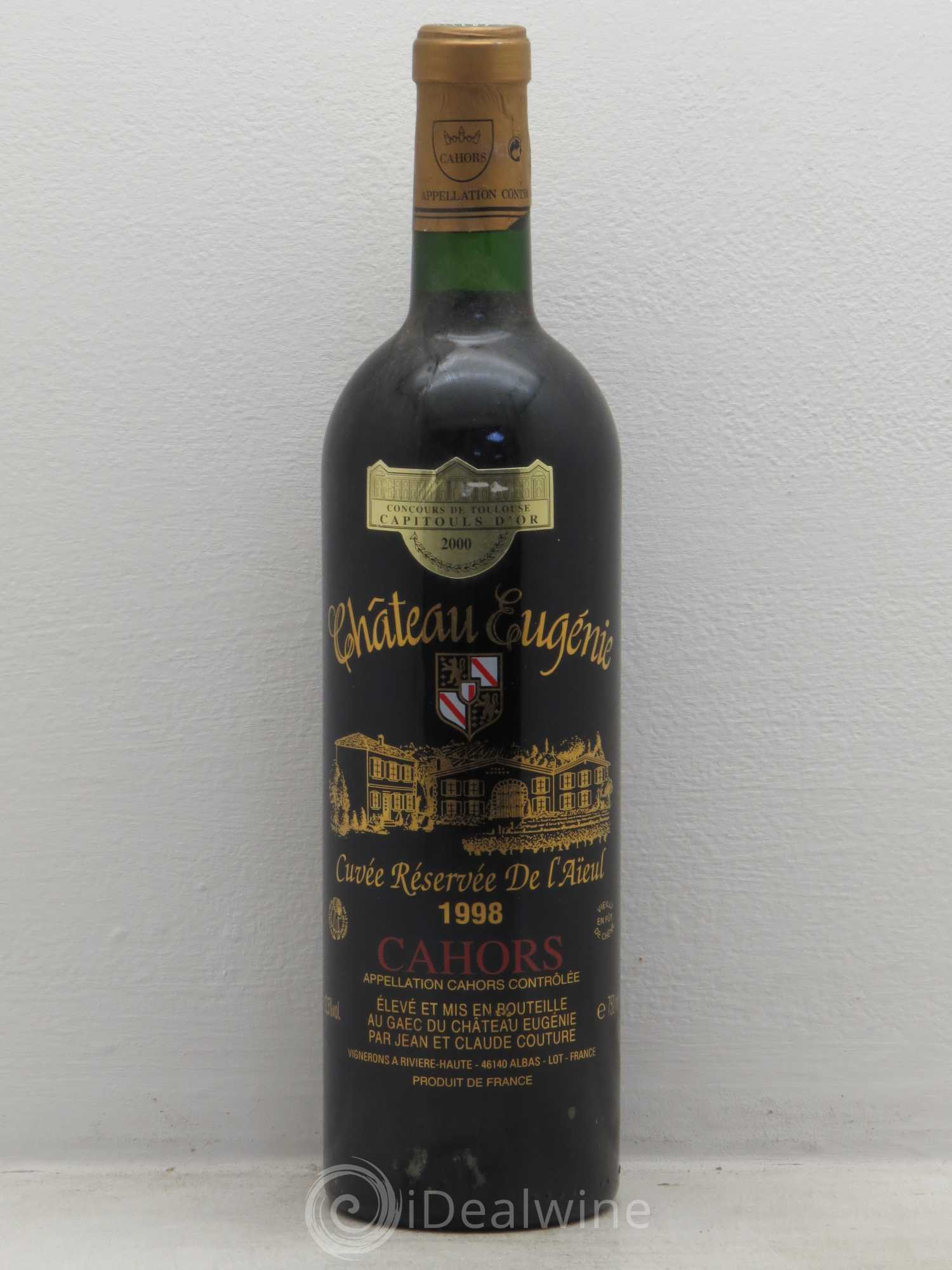 Cahors Cuvée de L'aieul 1998 - Posten von 1 Flasche - 0