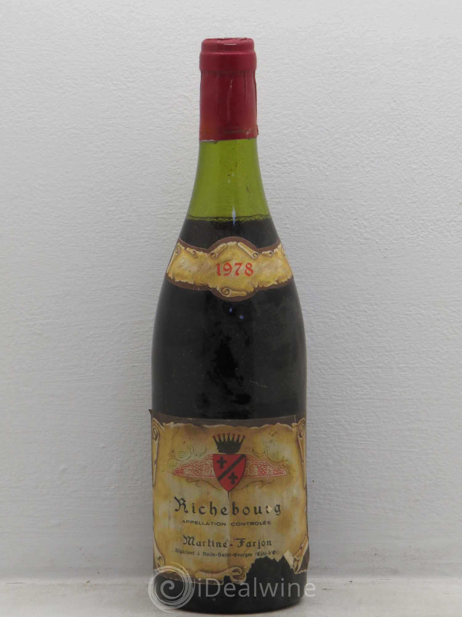 Richebourg Grand Cru 1978 - Posten von 1 Flasche - 0
