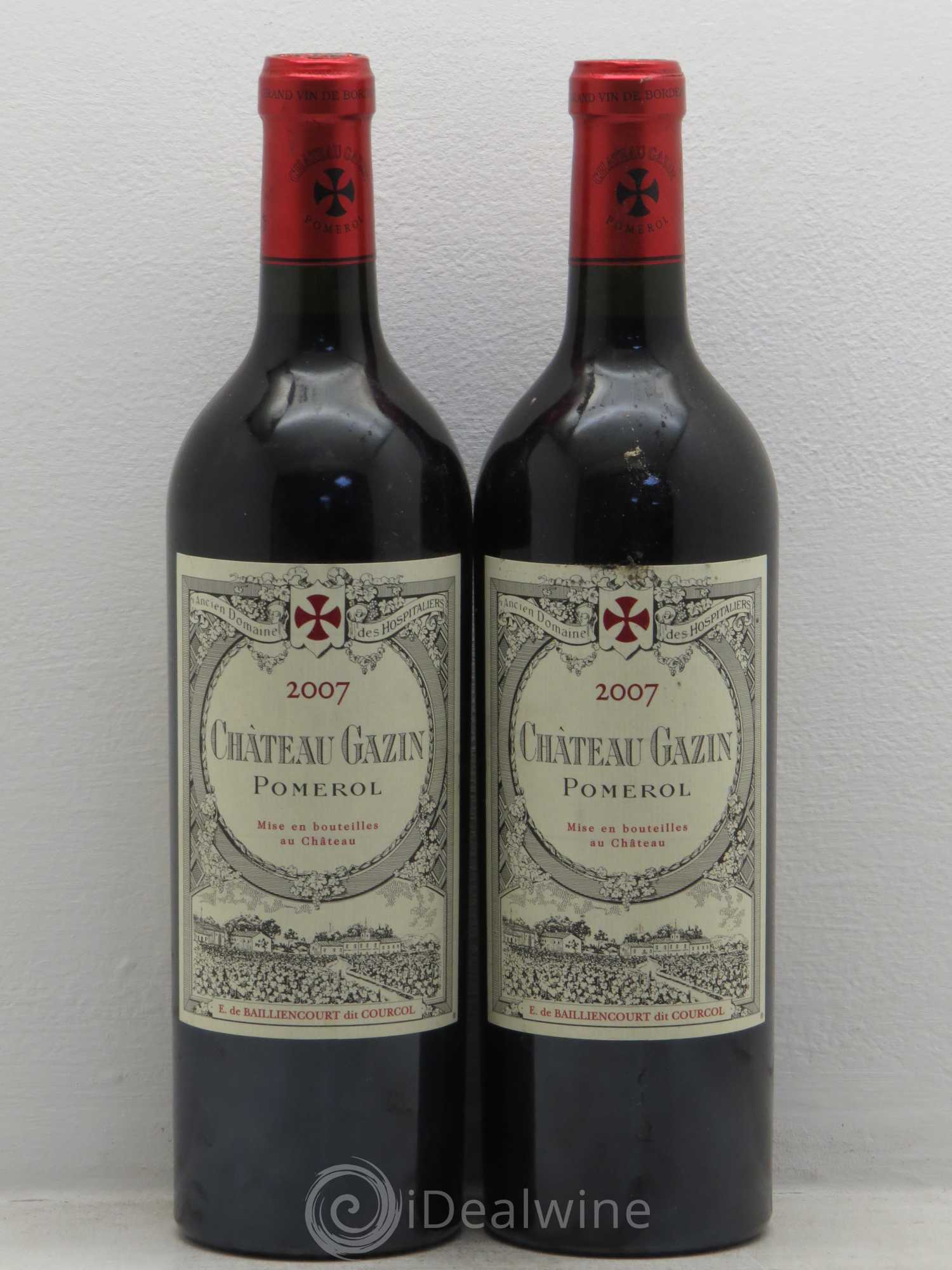 Château Gazin 2007 - Lot de 2 bouteilles - 0
