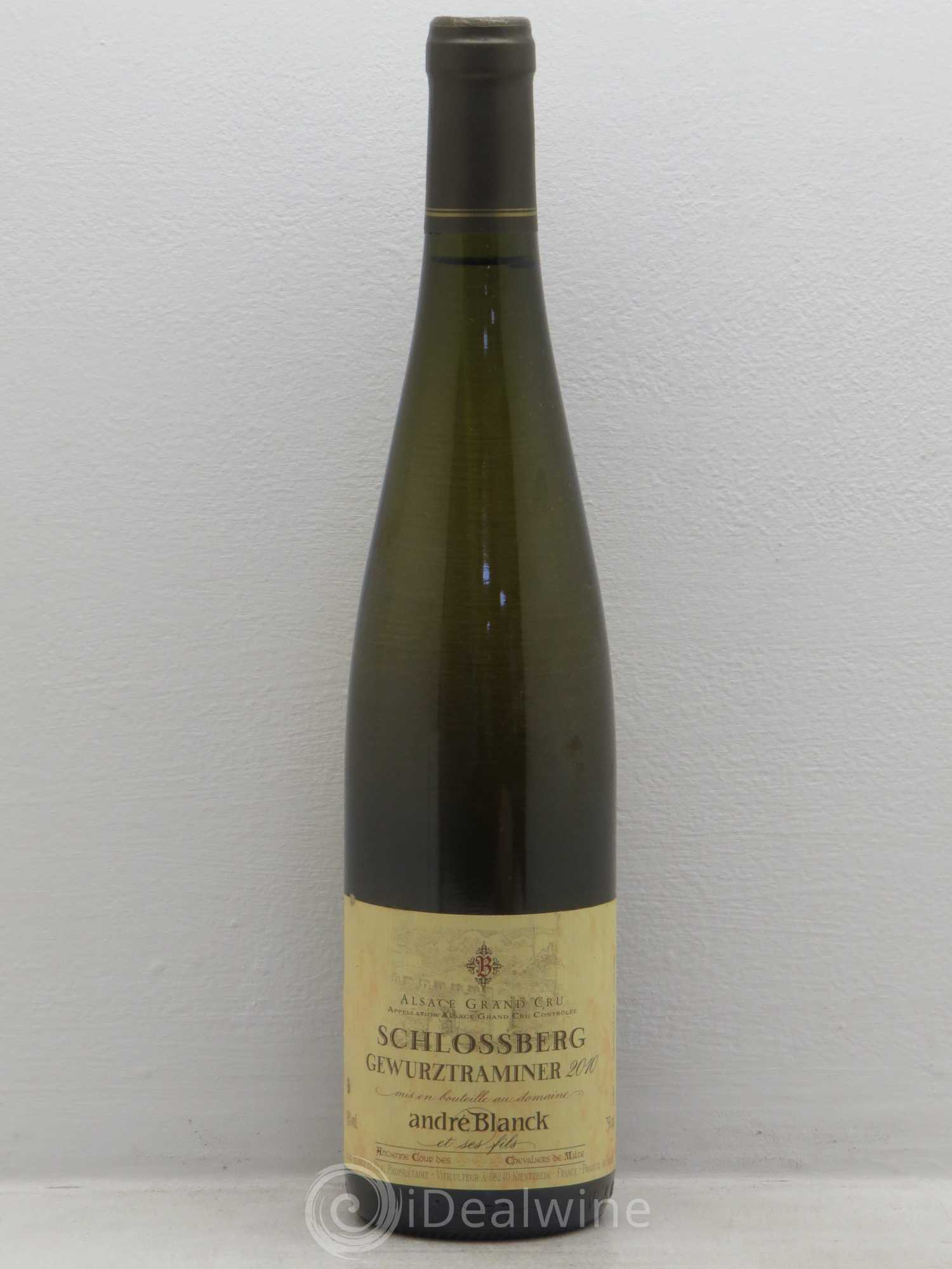Gewurztraminer Schlossbereg André Blanck 2010 - Posten von 1 Flasche - 0