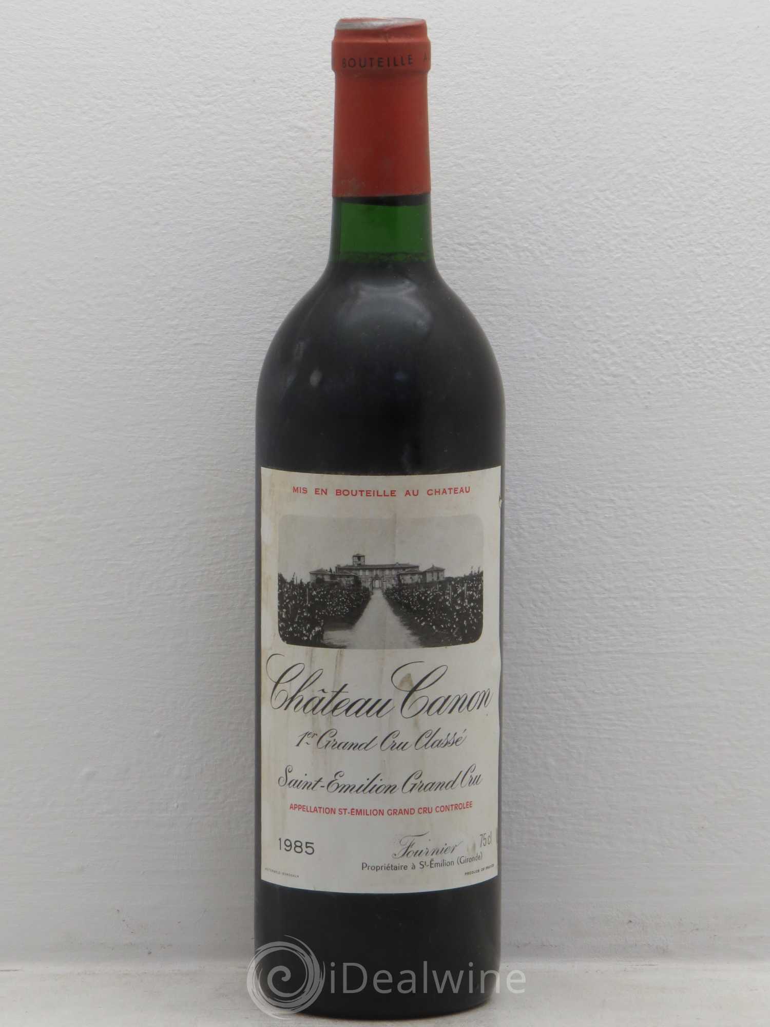 Château Canon 1er Grand Cru Classé B 1985 - Lot de 1 bouteille - 0
