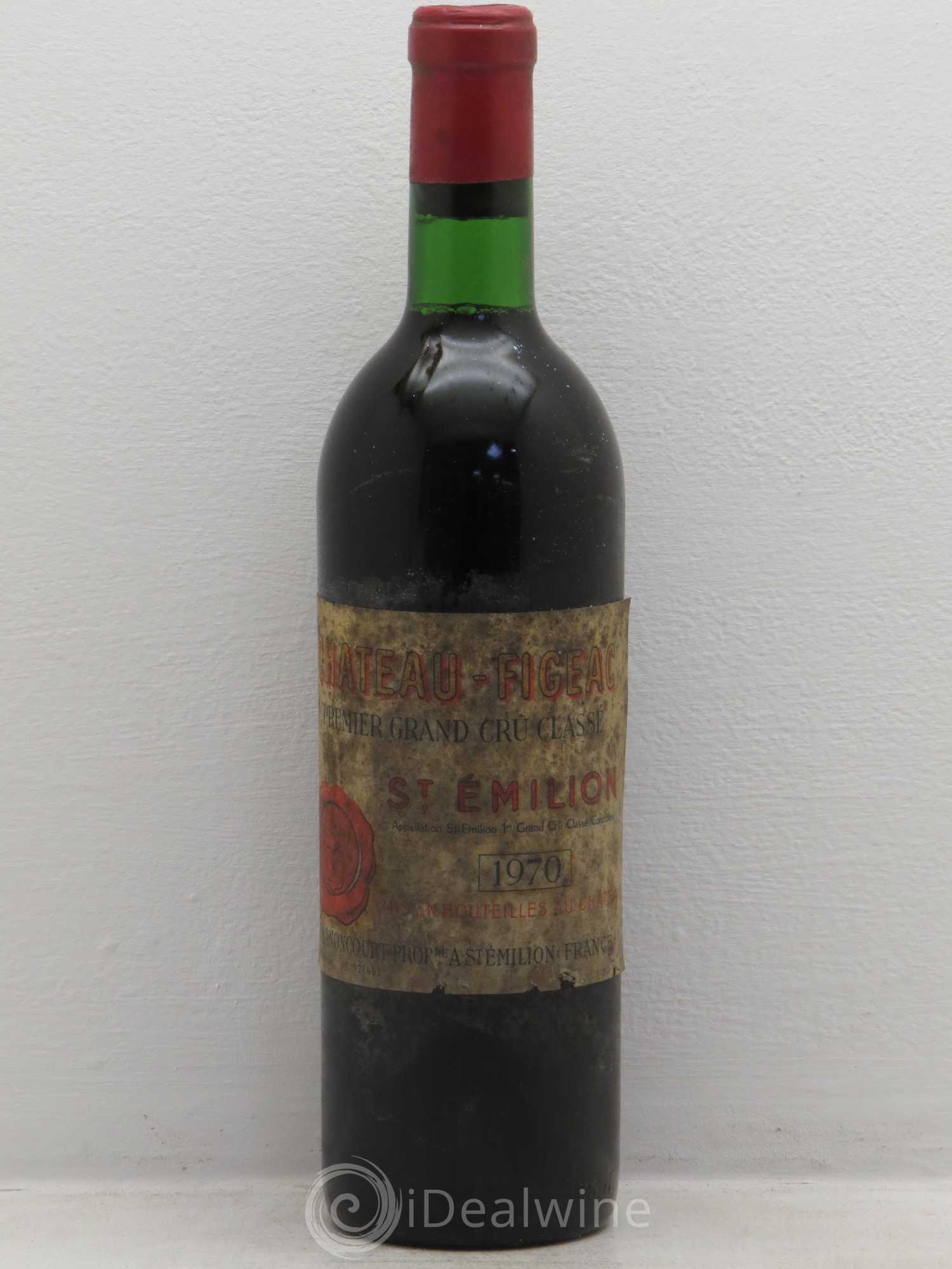 Château Figeac 1er Grand Cru Classé A 1970 - Lot de 1 bouteille - 0
