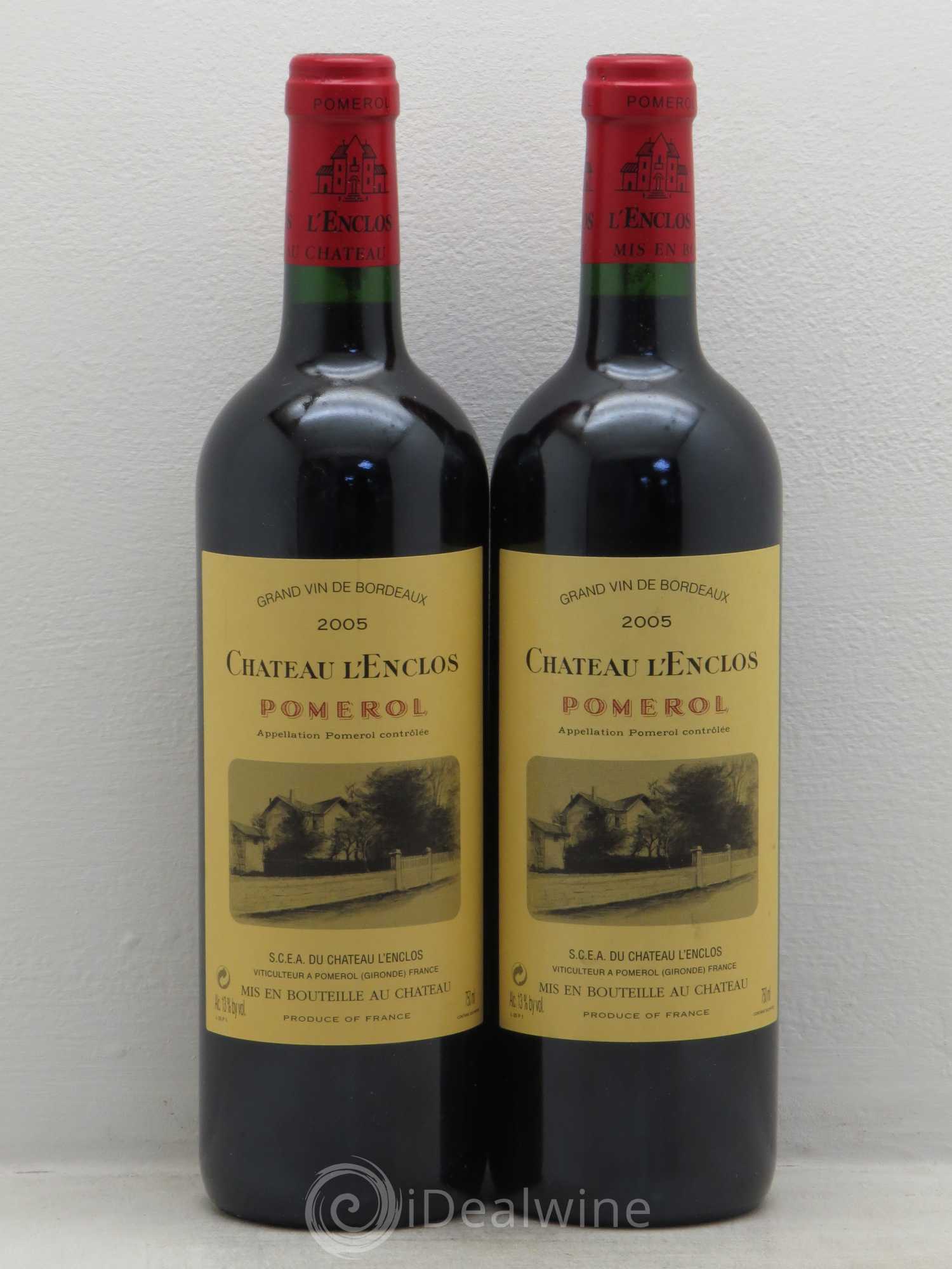Château l' Enclos 2005 - Lot de 2 bouteilles - 0