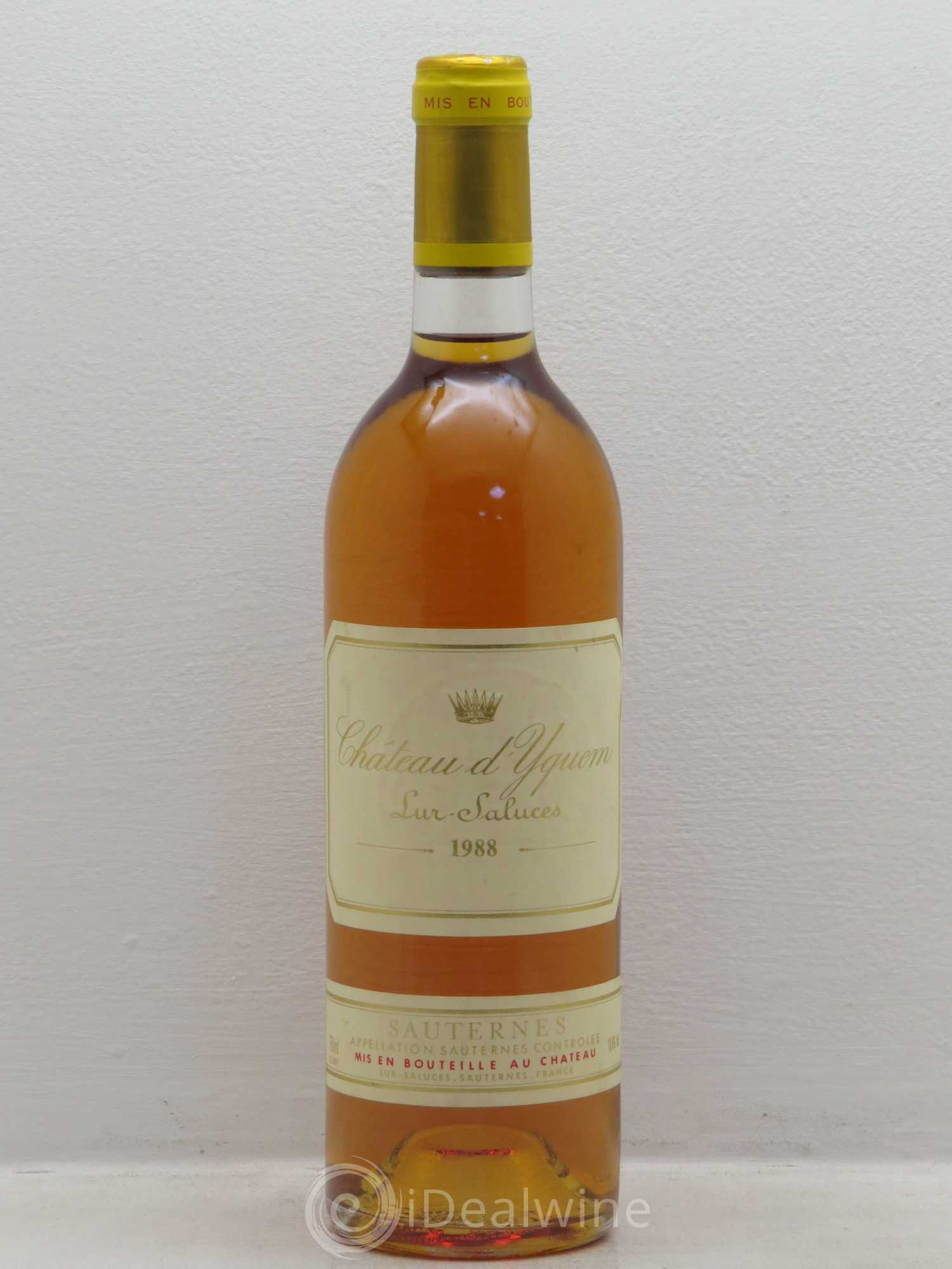 Château d' Yquem 1er Cru Classé Supérieur 1988 - Lotto di 1 bottiglia - 0