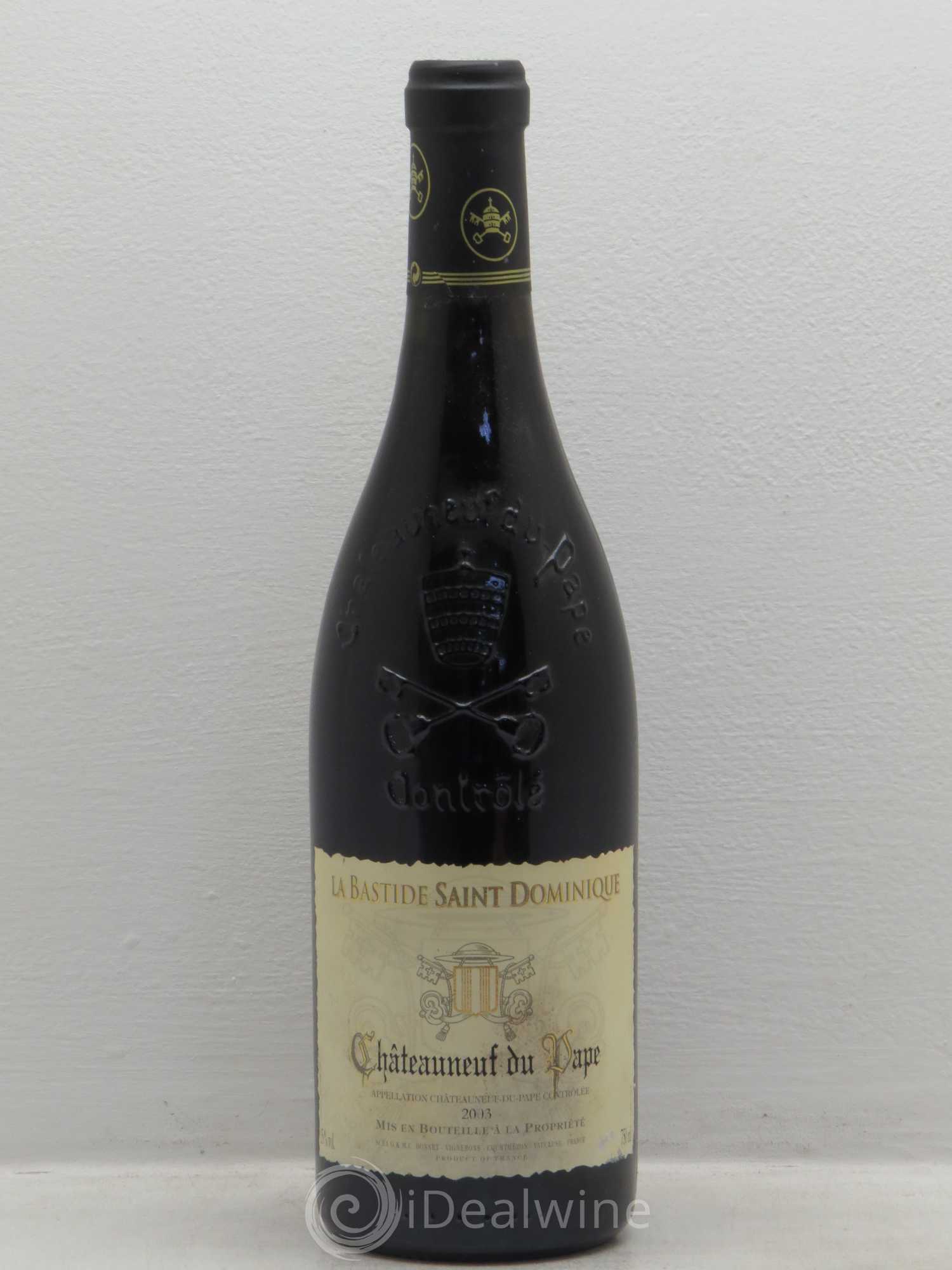 Châteauneuf-du-Pape 2003 - Posten von 1 Flasche - 0