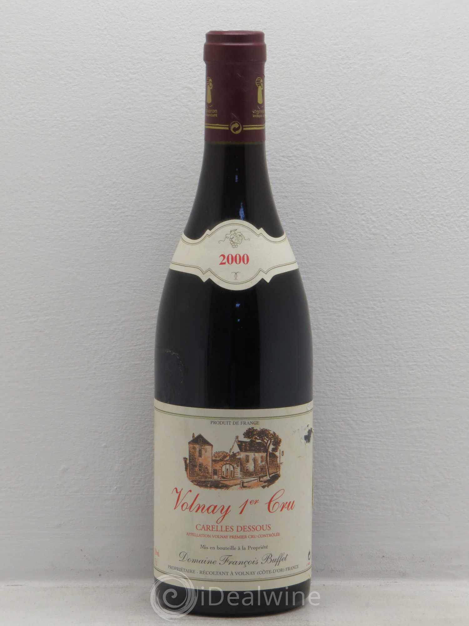 Volnay 1er Cru Domaine François Buffet 2000 - Posten von 1 Flasche - 0