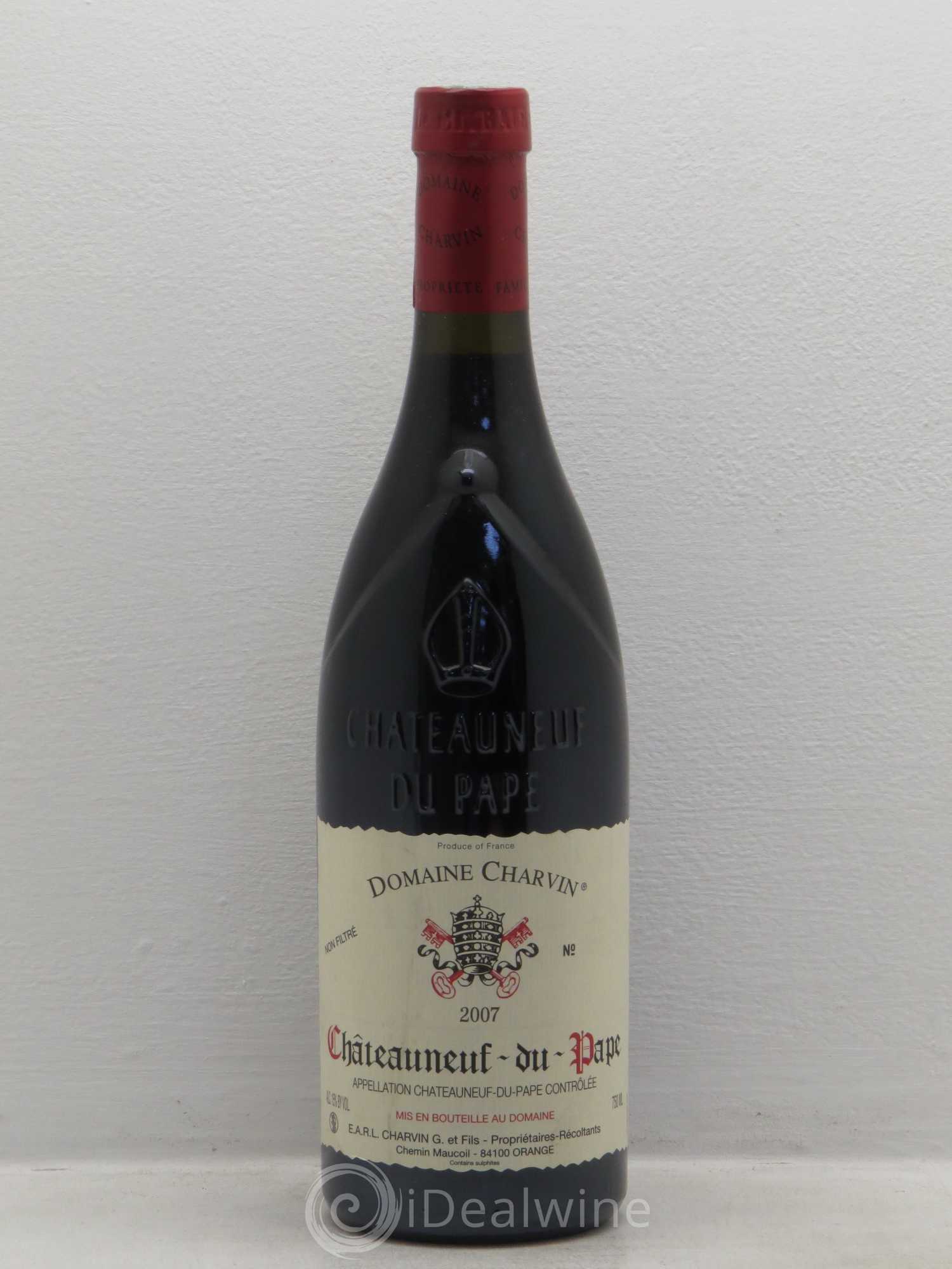 Châteauneuf-du-Pape Charvin (Domaine) 2007 - Lot de 1 bouteille - 0