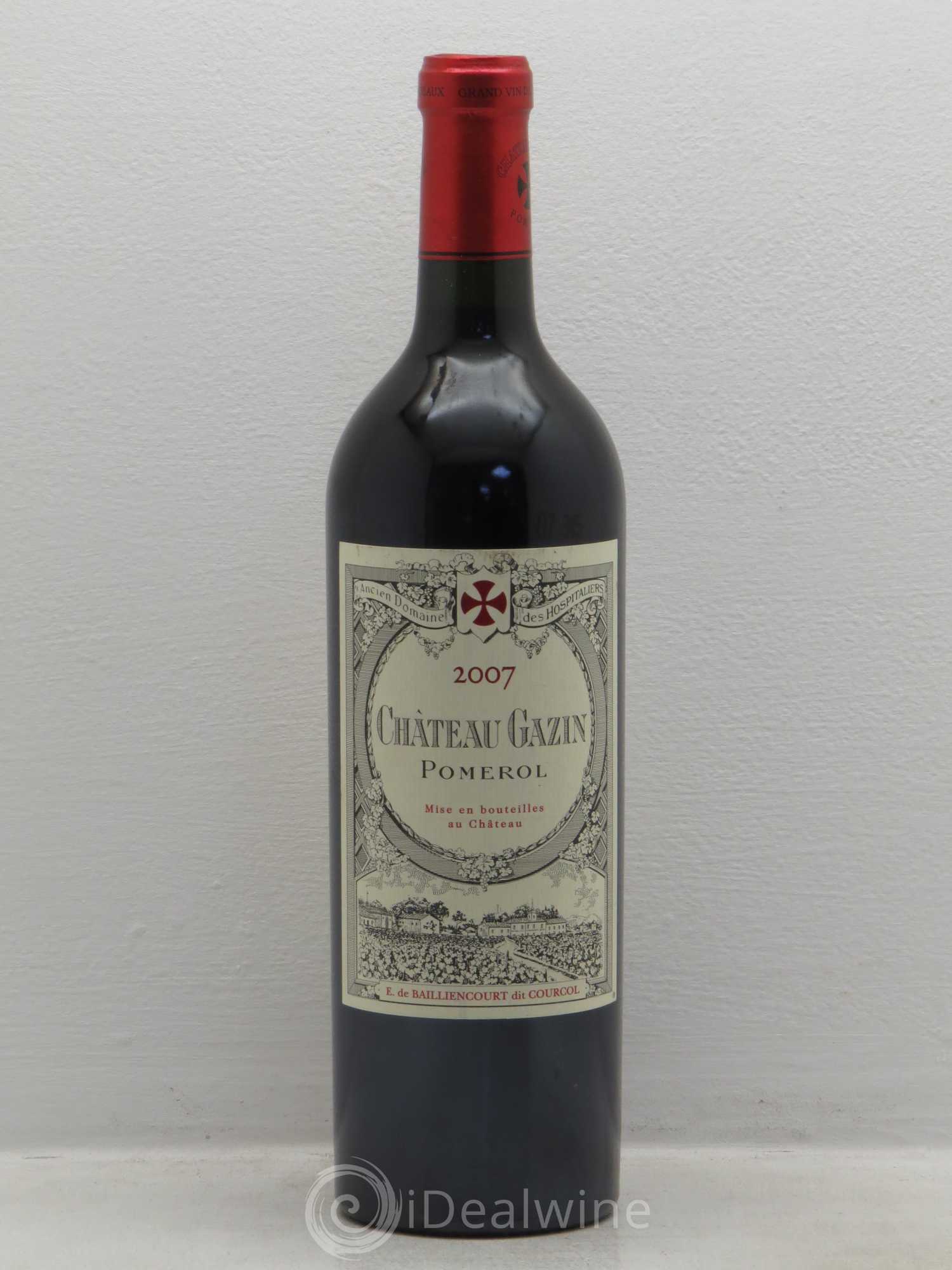Château Gazin 2007 - Lot de 1 bouteille - 0