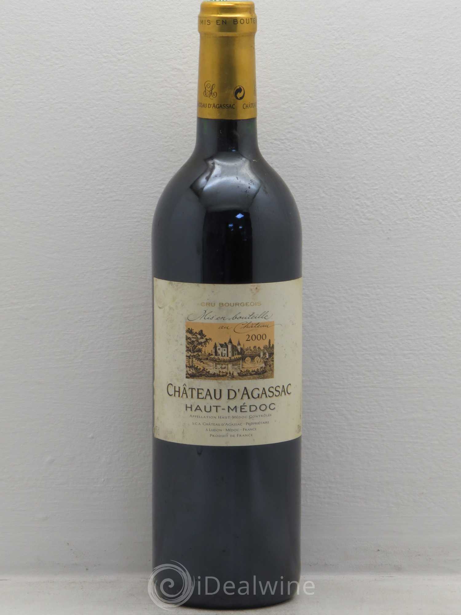 Château d' Agassac Cru Bourgeois 2000 - Lot de 6 bouteilles - 0
