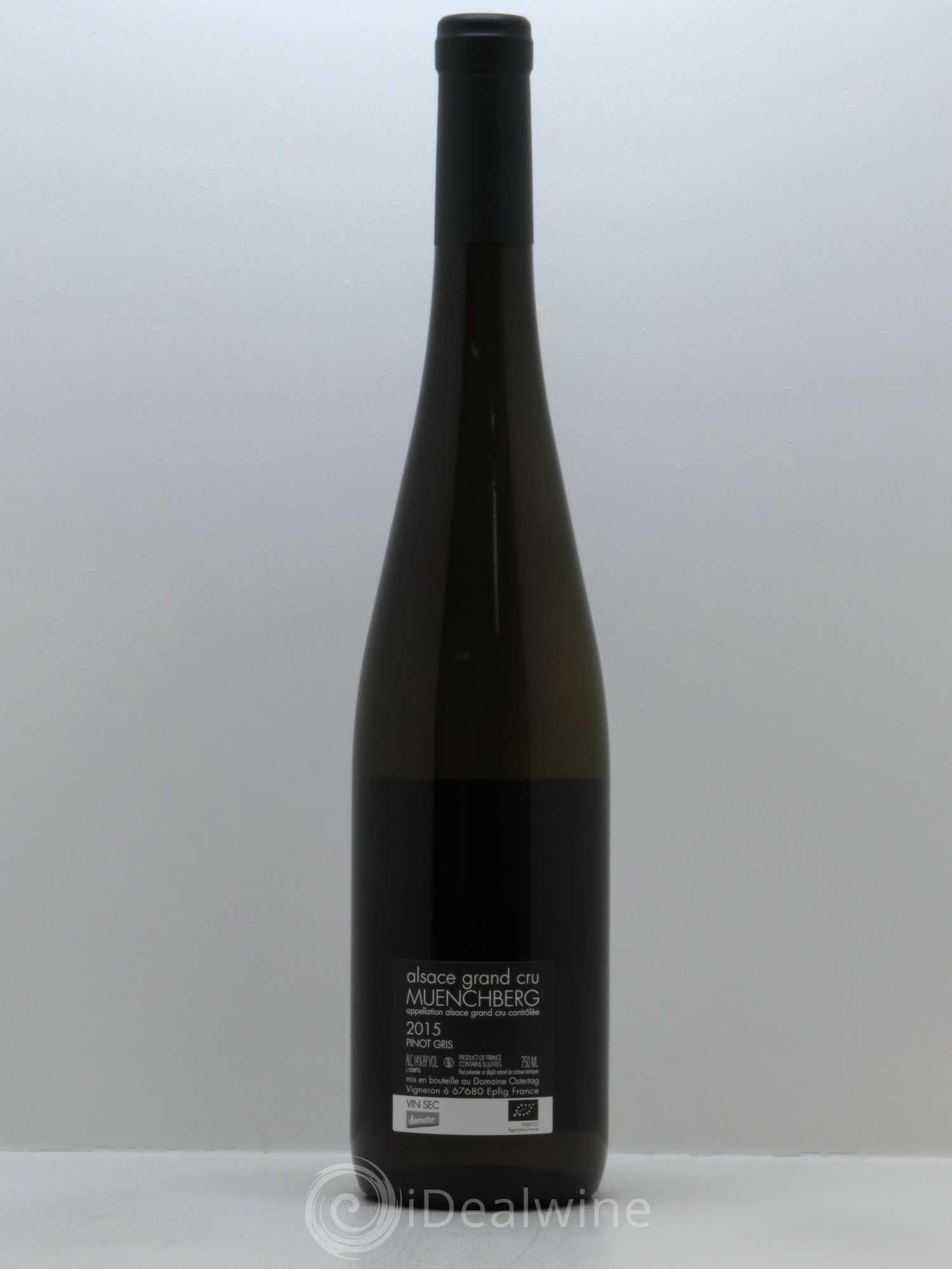 Alsace Pinot Gris Grand Cru Muenchberg A360P Ostertag (Domaine) 2015 - Lot de 1 bouteille - 1