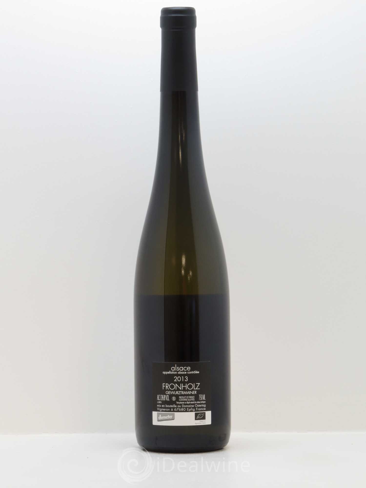 Alsace Gewurztraminer Fronholz A l'Orient d'Eden Ostertag (Domaine) 2013 - Lotto di 1 bottiglia - 1