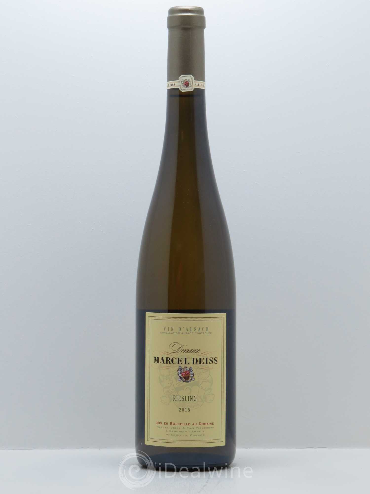 Alsace Riesling Marcel Deiss (Domaine) 2015 - Lot de 1 bouteille - 0