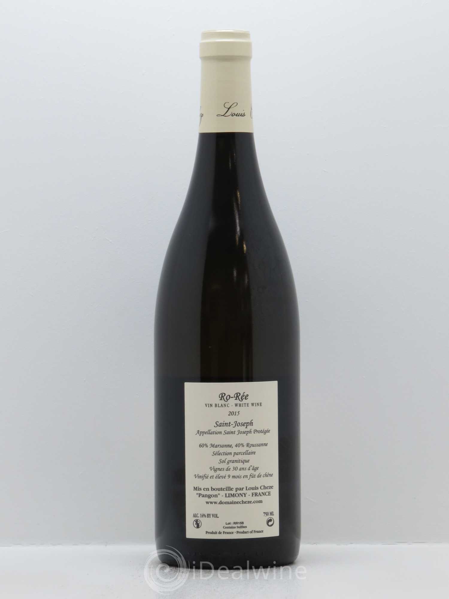 Saint-Joseph Ro-Rée Louis Cheze (Domaine) 2015 - Lot de 1 bouteille - 1